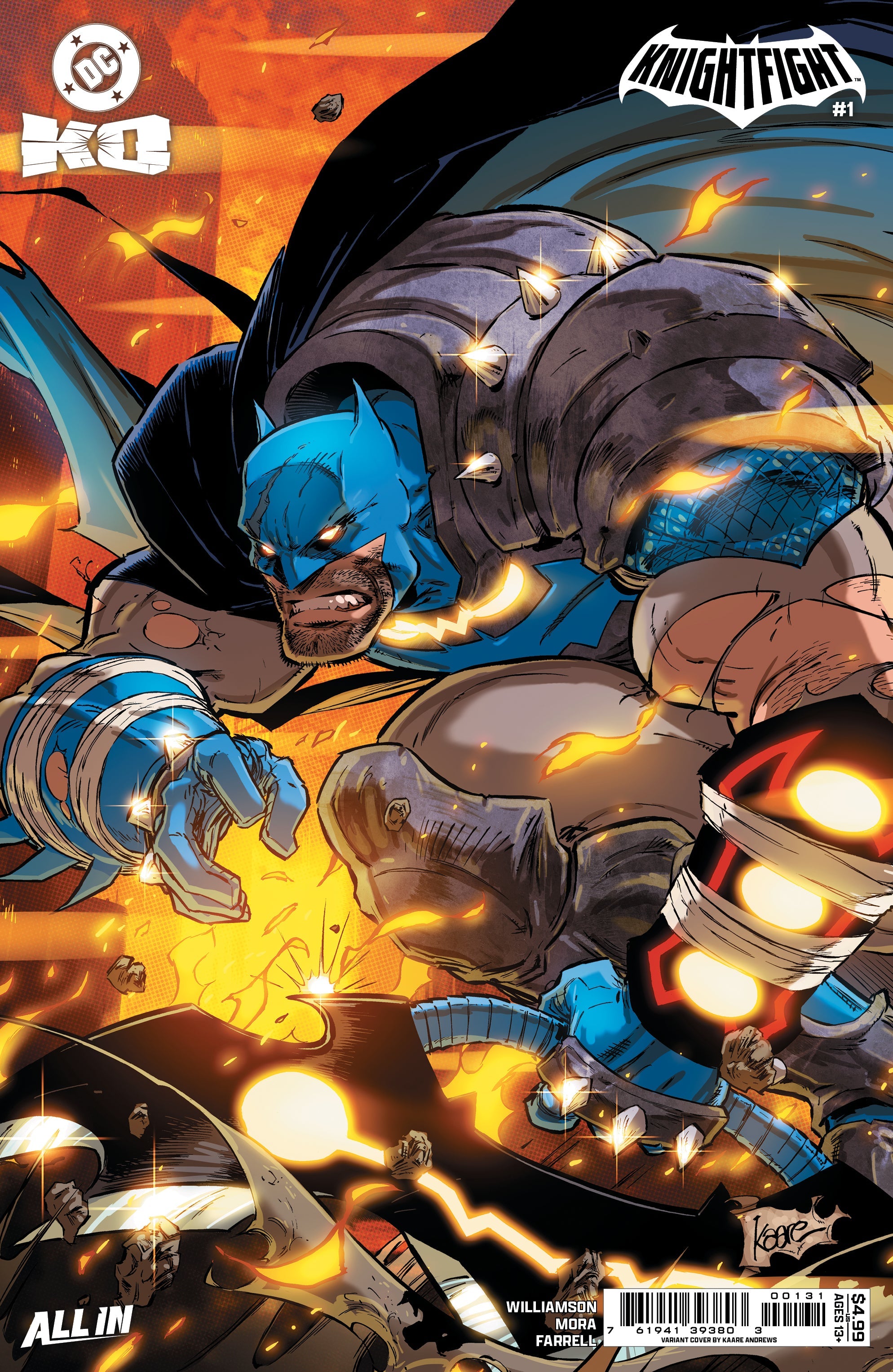 Dc K.O. Knightfight #1 (Of 4) C Kaare Andrews Variant (11/05/2025) Dc