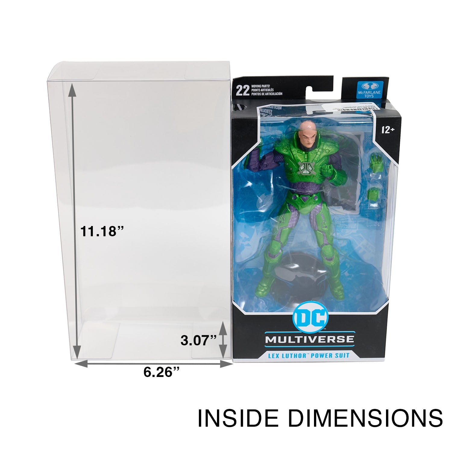 Platinum Protectors for McFarlane DC Multiverse 7" Action Figure Box