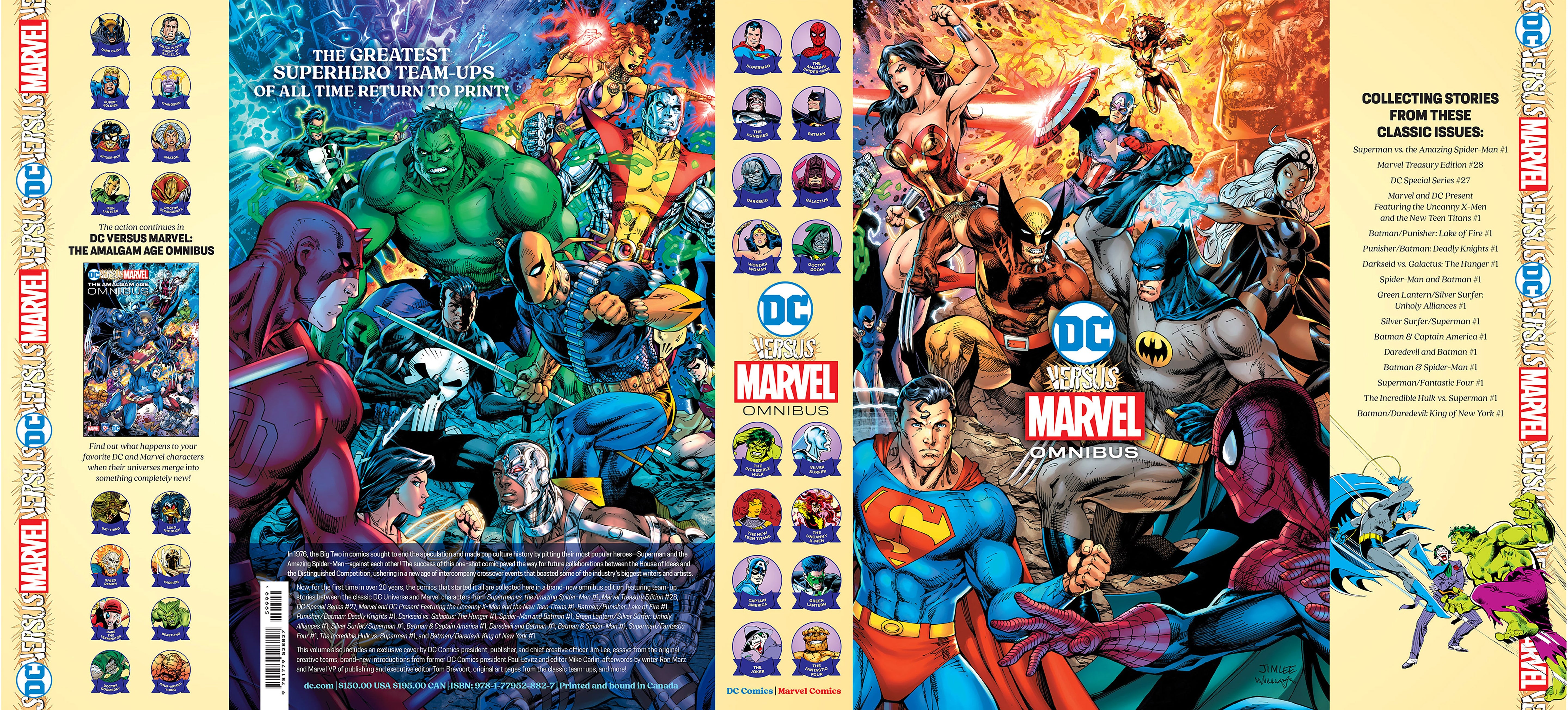 Dc Versus Marvel Omnibus Hc DM Exclusive Jim Lee & Scott Williams Wraparound Var (10/29/2024) DC NM- 9.2