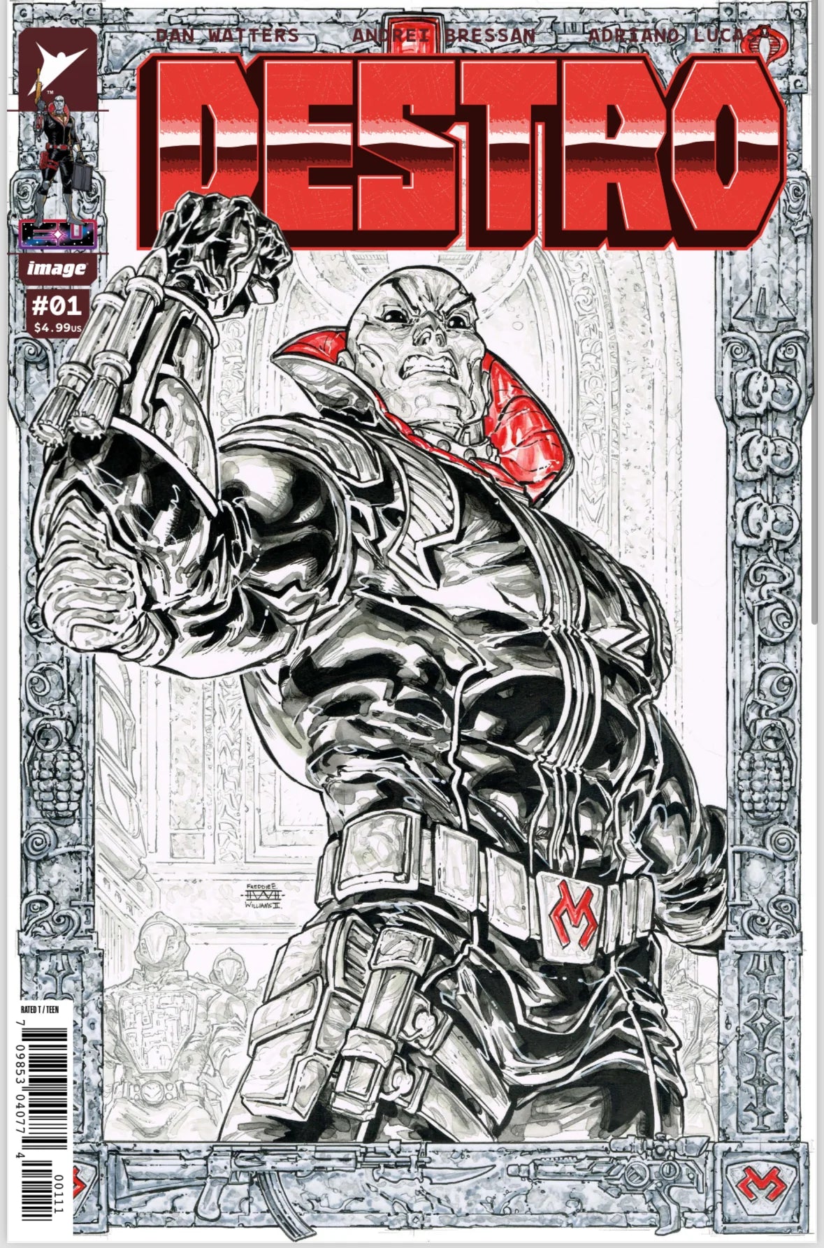 DESTRO #1 (ENERGON UNIVERSE) FREDDIE WILLIAMS EXCLUSIVE VAR (06/19/2024)