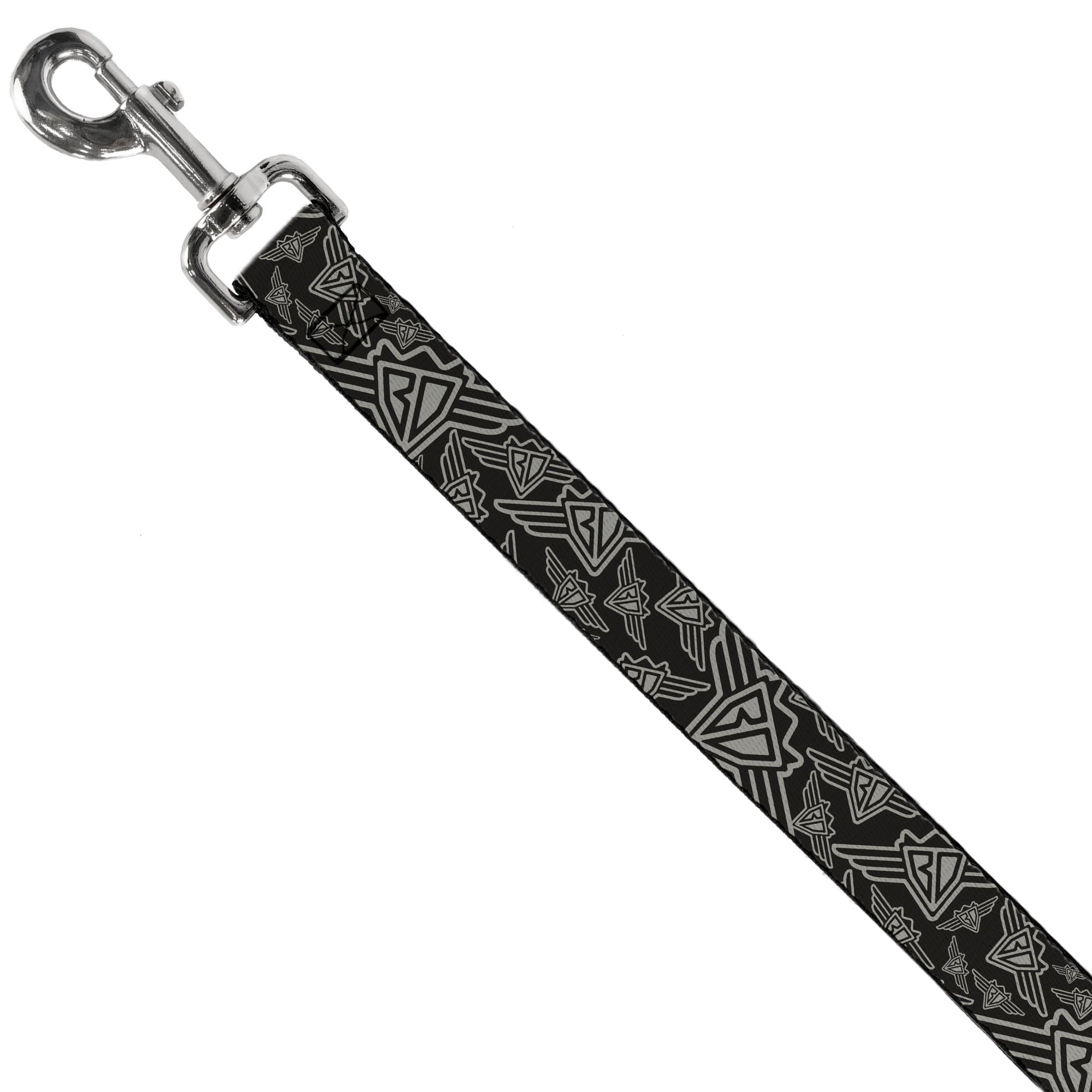 Dog Leash - BD Logo Scattered Black/Gray