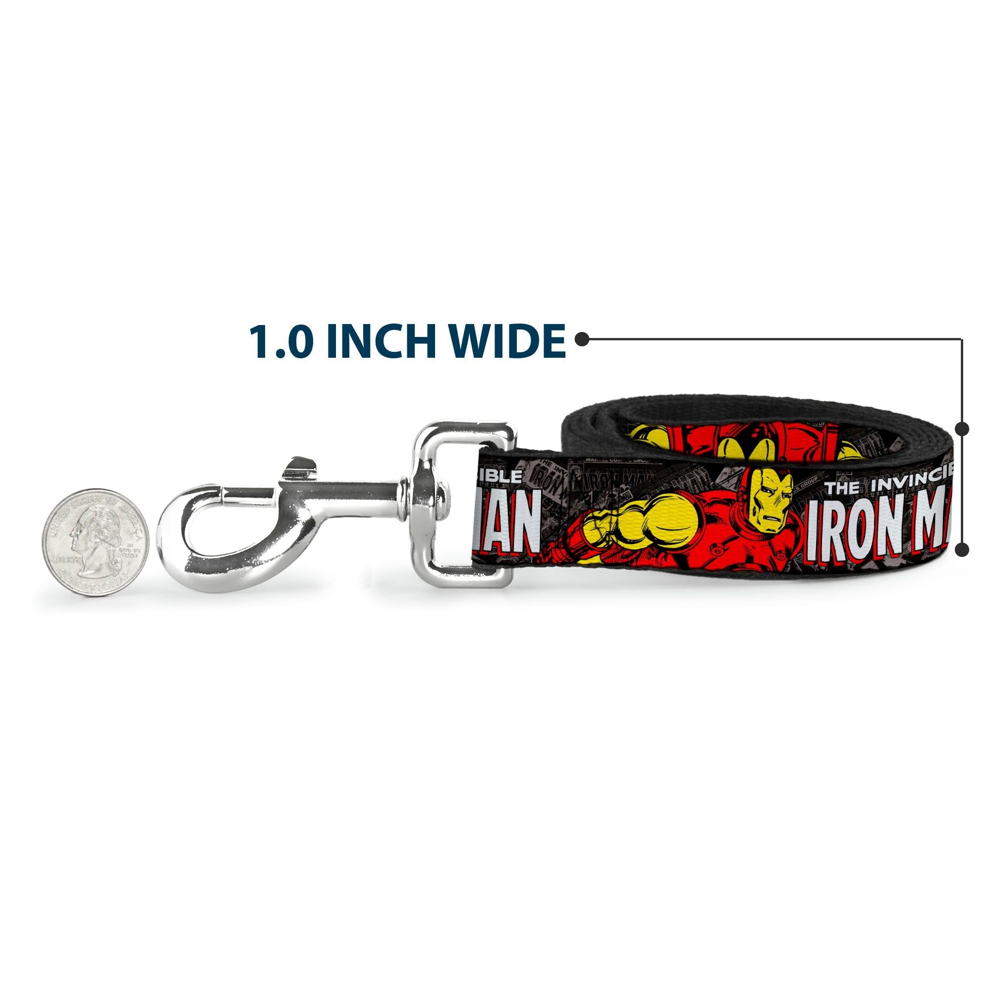 Dog Leash - THE INVINCIBLE IRON MAN Stacked Comic Books/Action Poses