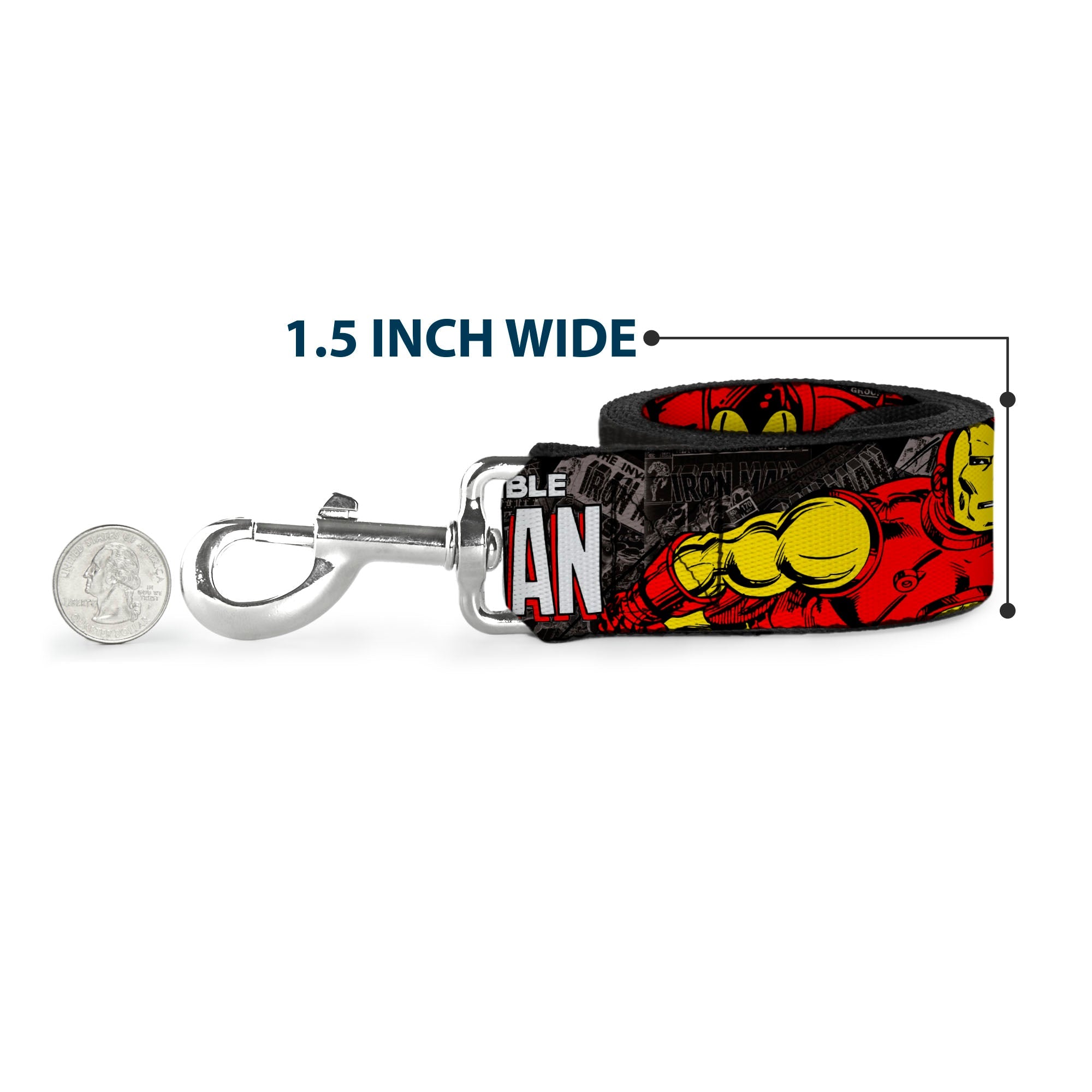 Dog Leash - THE INVINCIBLE IRON MAN Stacked Comic Books/Action Poses