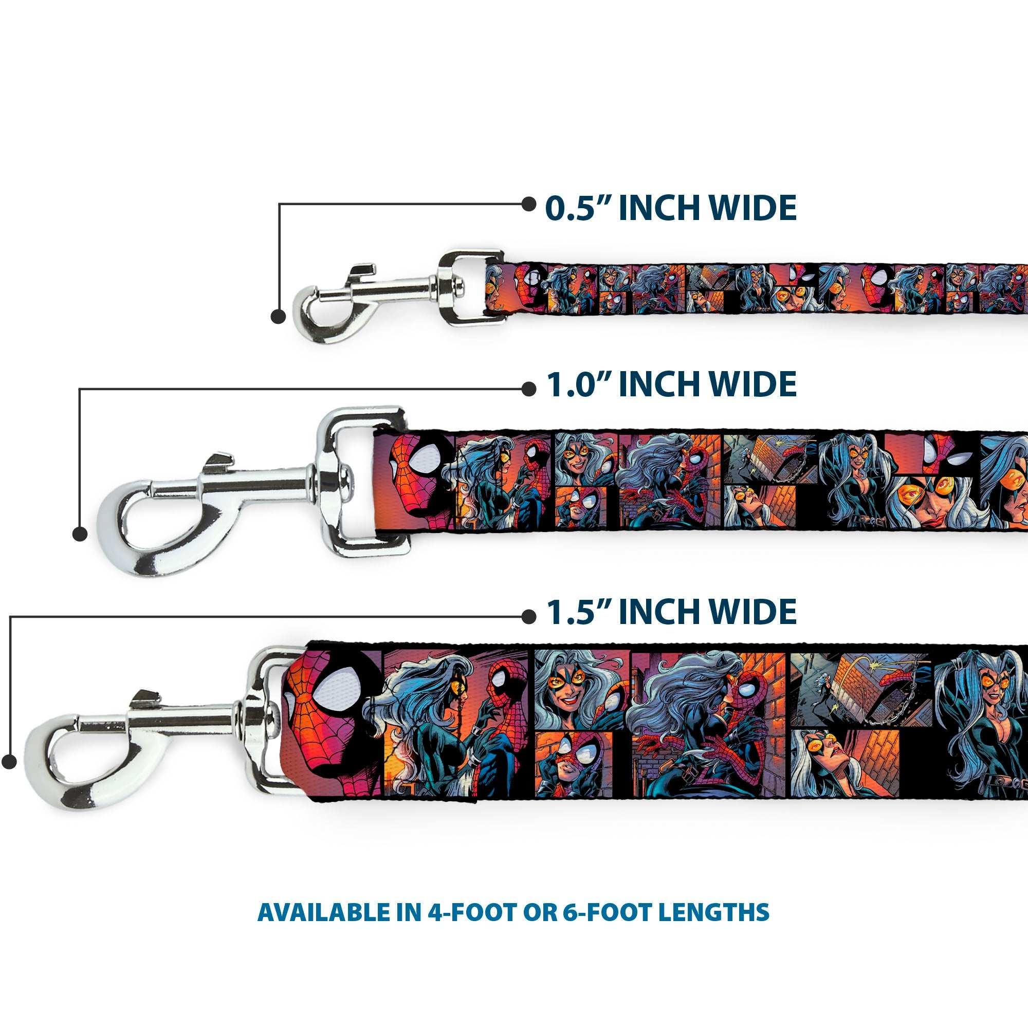 Dog Leash - Spider-Man & Black Cat Scene Blocks