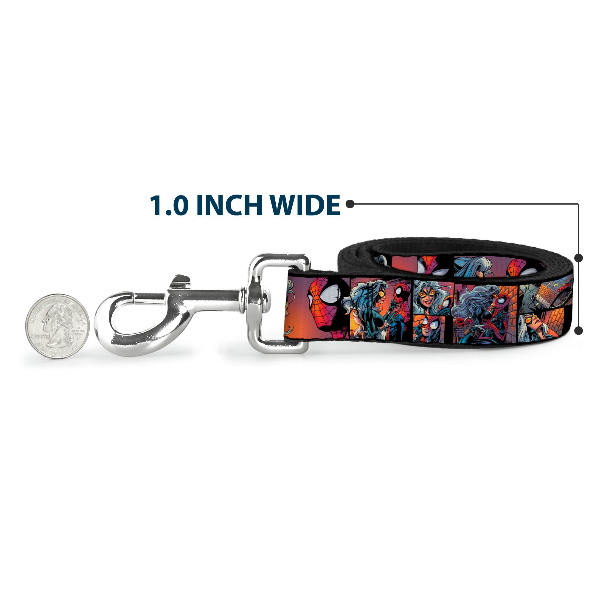 Dog Leash - Spider-Man & Black Cat Scene Blocks