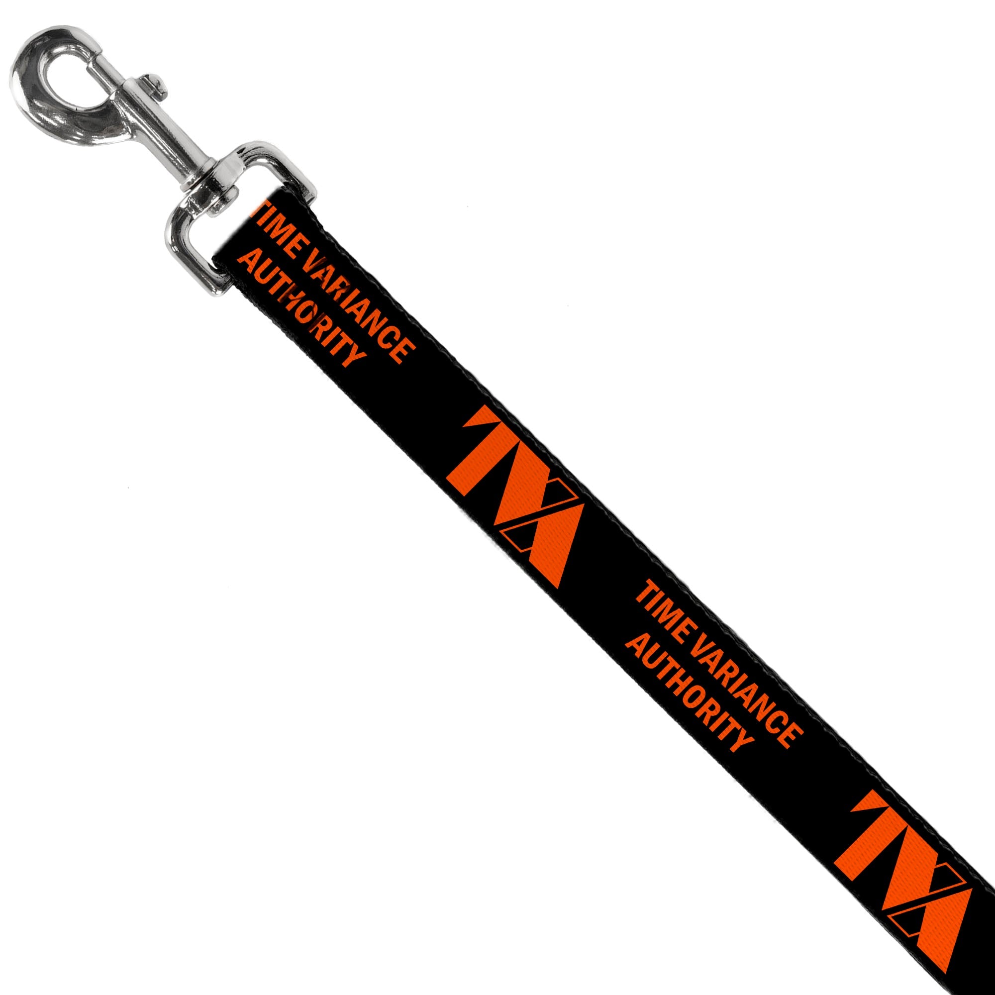 Dog Leash - Loki Series TVA TIME VARIANCE AUTHORITY Text Black/Orange
