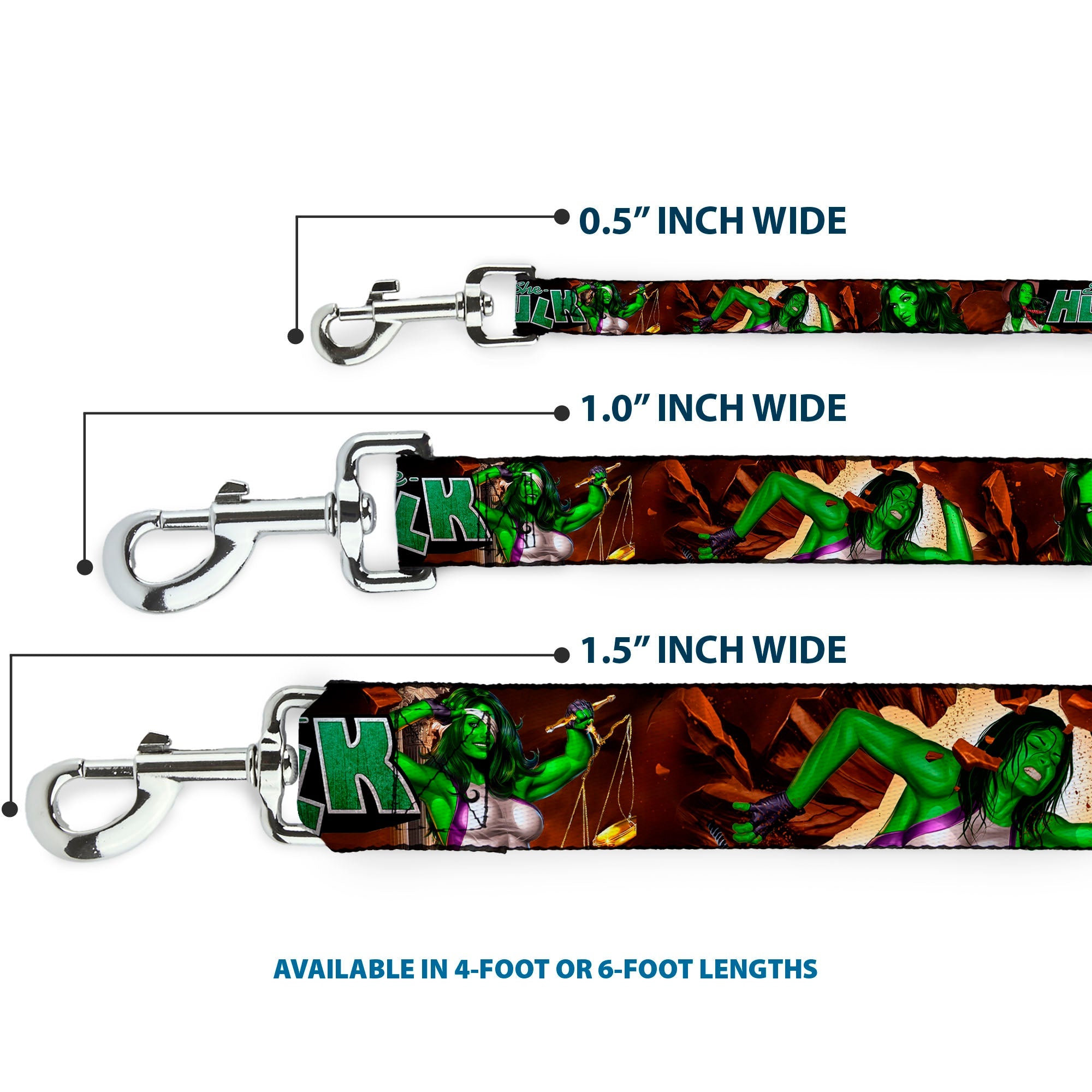 Dog Leash - SHE-HULK Comic Book Cover Poses/Rocks