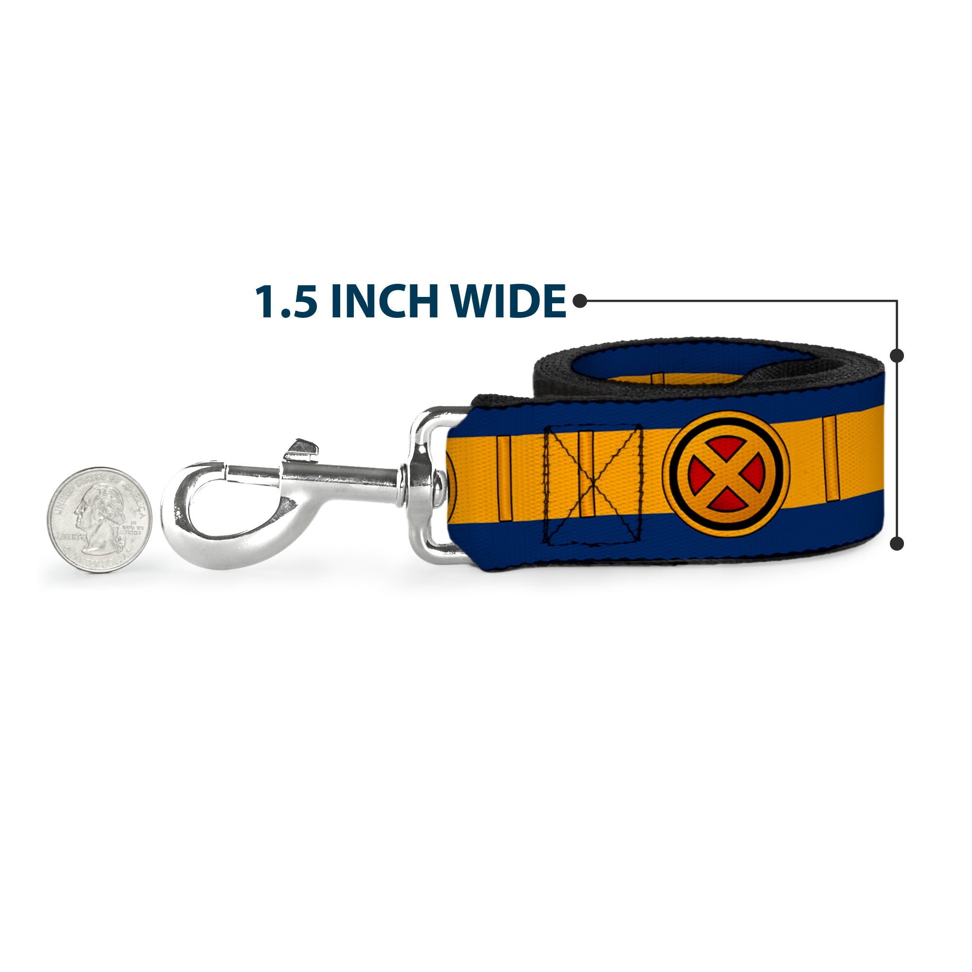 Dog Leash - X-Men Cyclops Utility Strap Blue/Gold/Black/Red