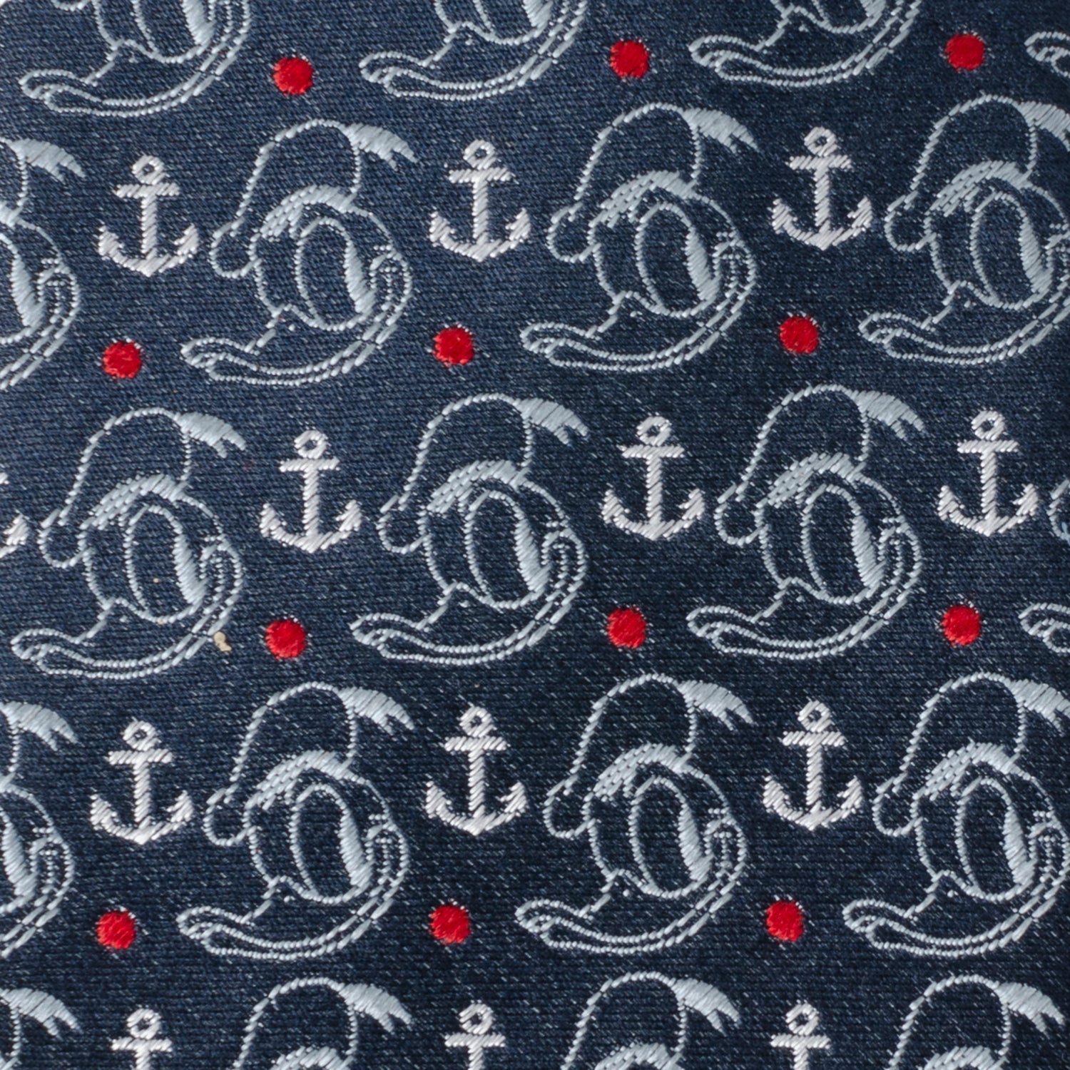 Disney Donald Duck Anchor Navy Blue Men's Tie