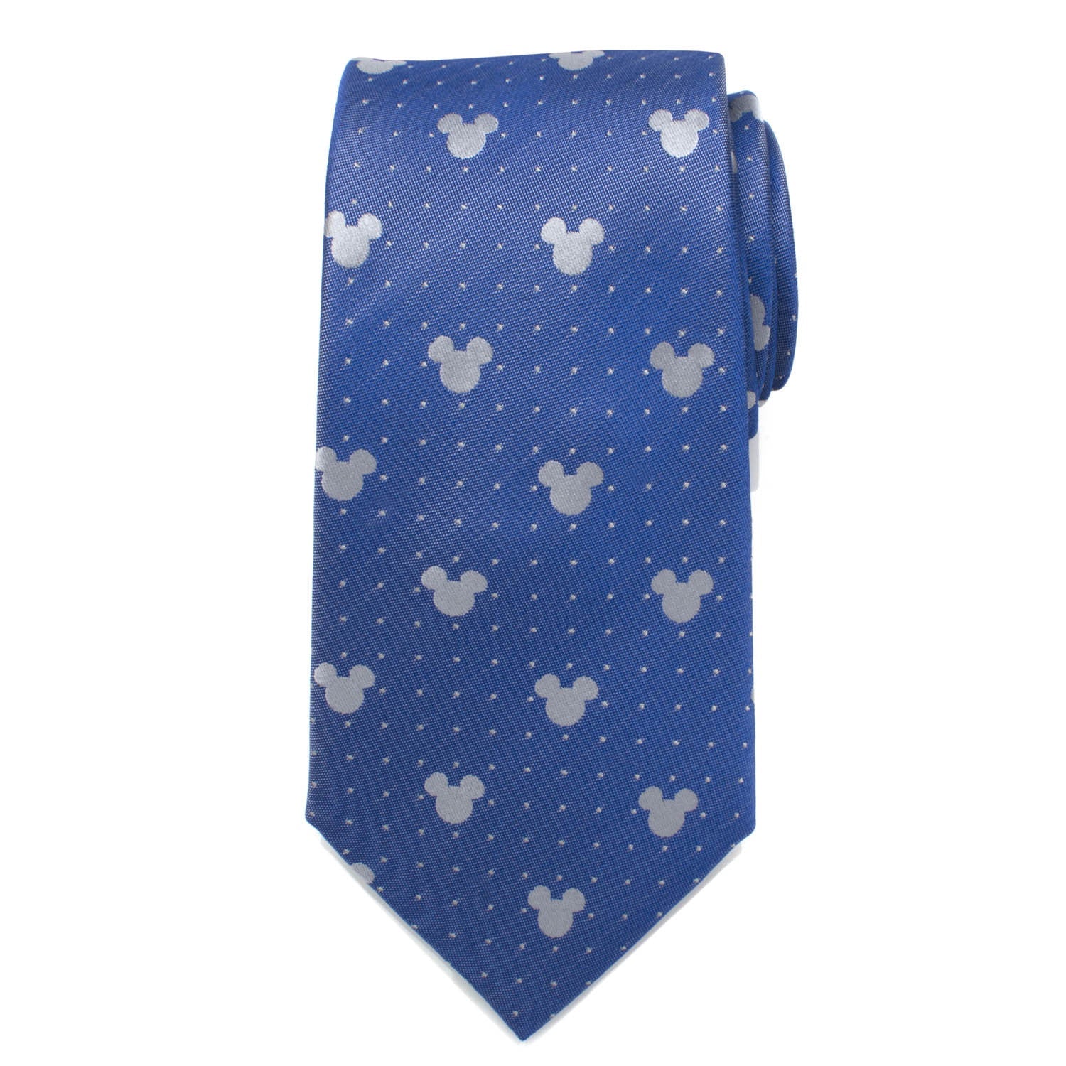 Disney Mickey Mouse Blue Pin Dot Men's Tie