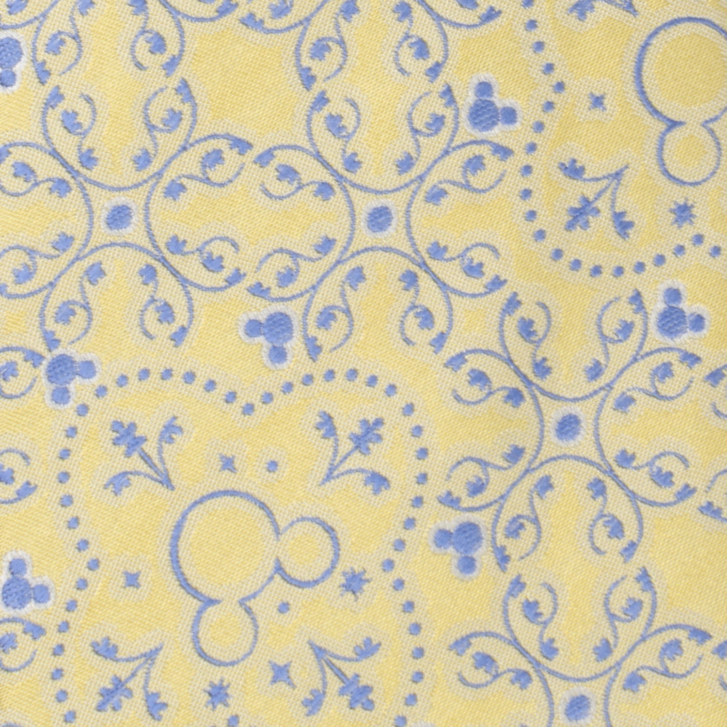 Disney Mickey Mouse Yellow Multi Men's Tie