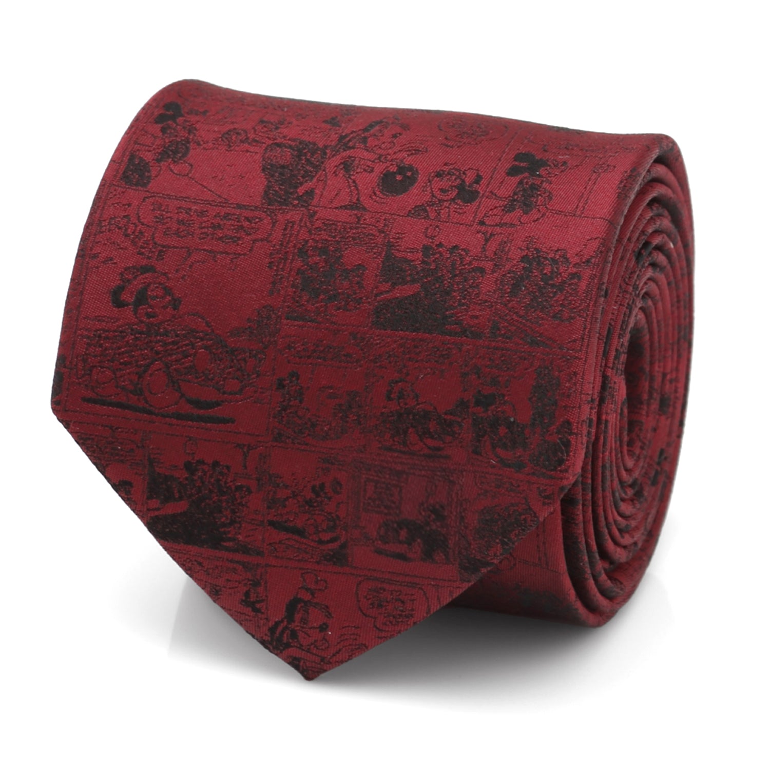 Disney Mickey Mouse Comic Red Men's Tie