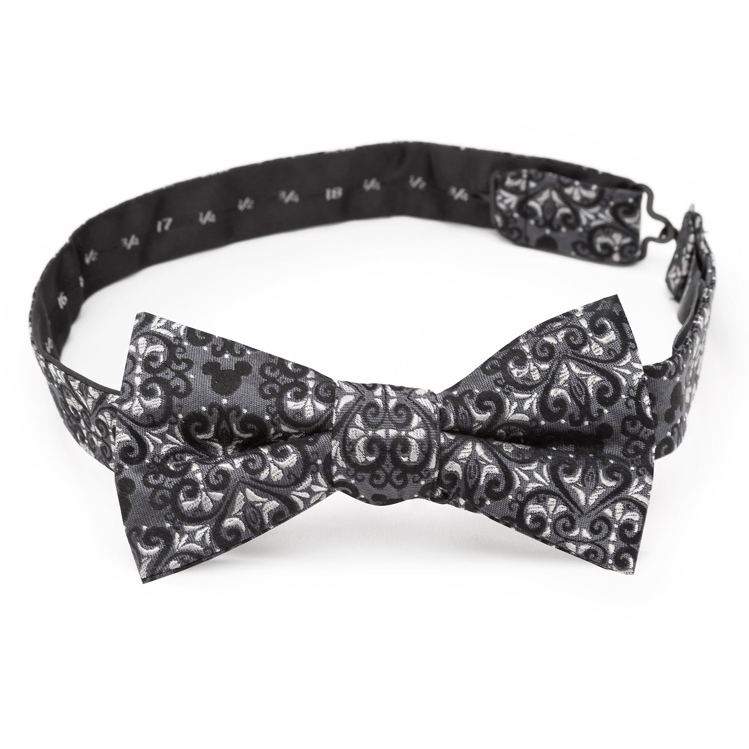 Disney Mickey Mouse Damask Tile Bow Tie