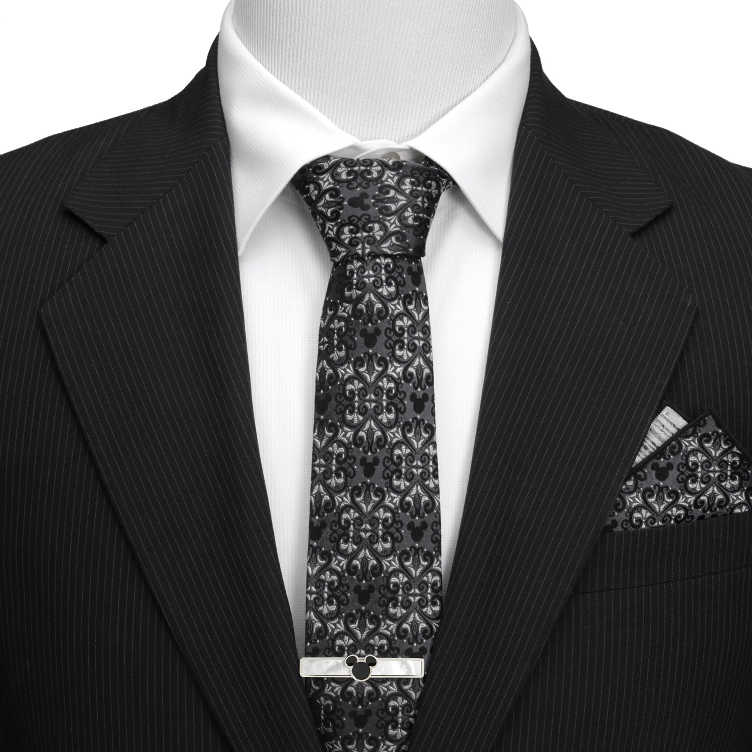 Disney Mickey Mouse Damask Tile Men's Tie