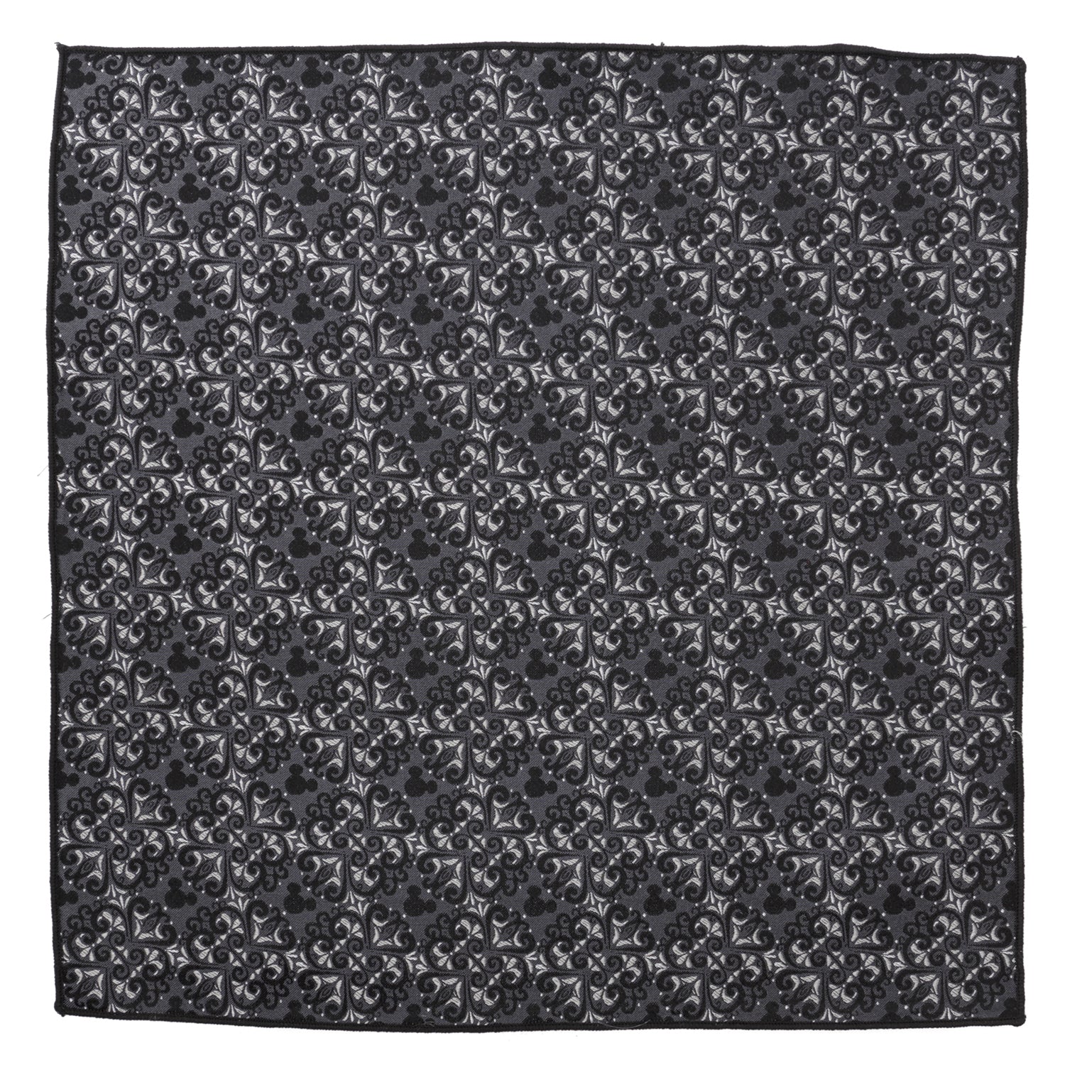 Disney Mickey Mouse Damask Tile Pocket Square