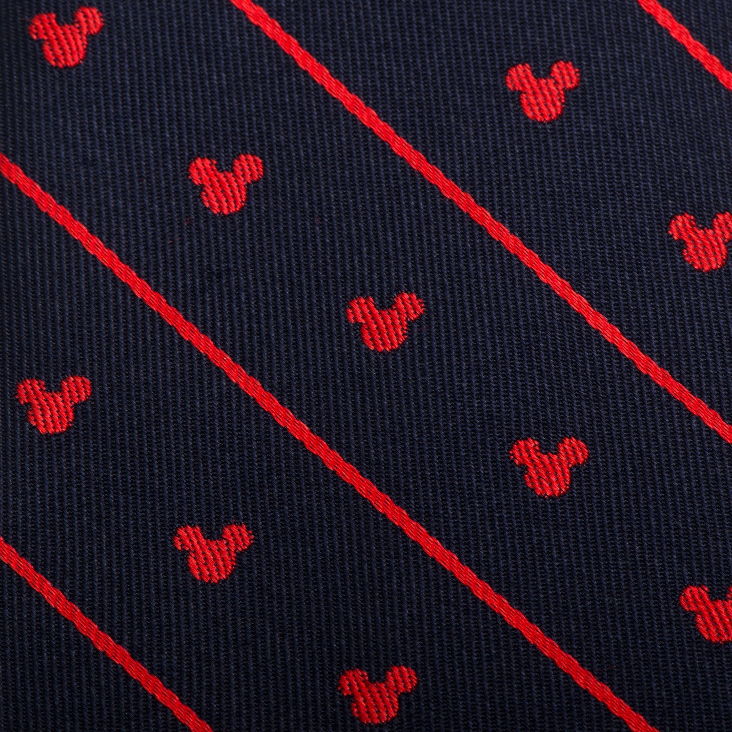 Disney Mickey Mouse Navy Pinstripe Tie