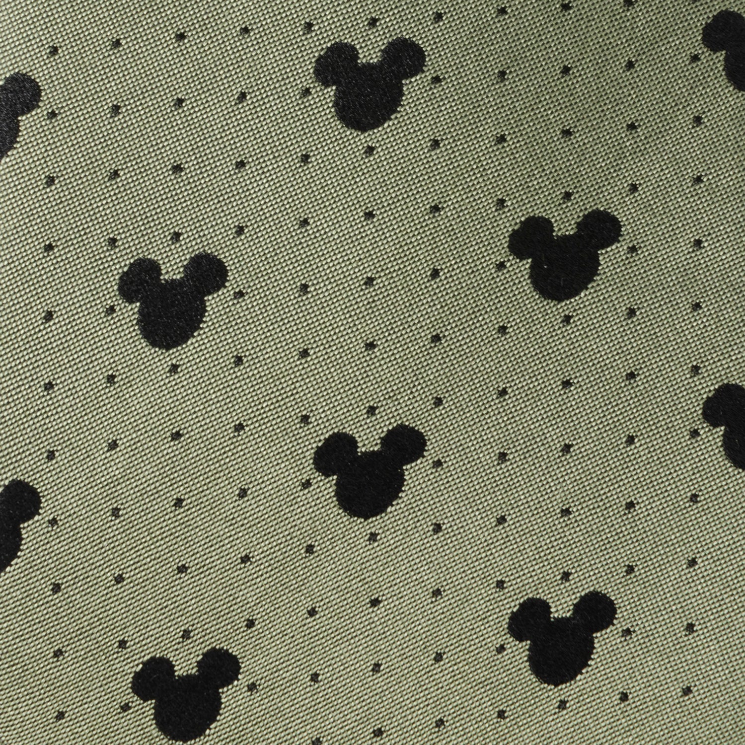 Disney Mickey Mouse Silhouette Dot Green Men's Tie