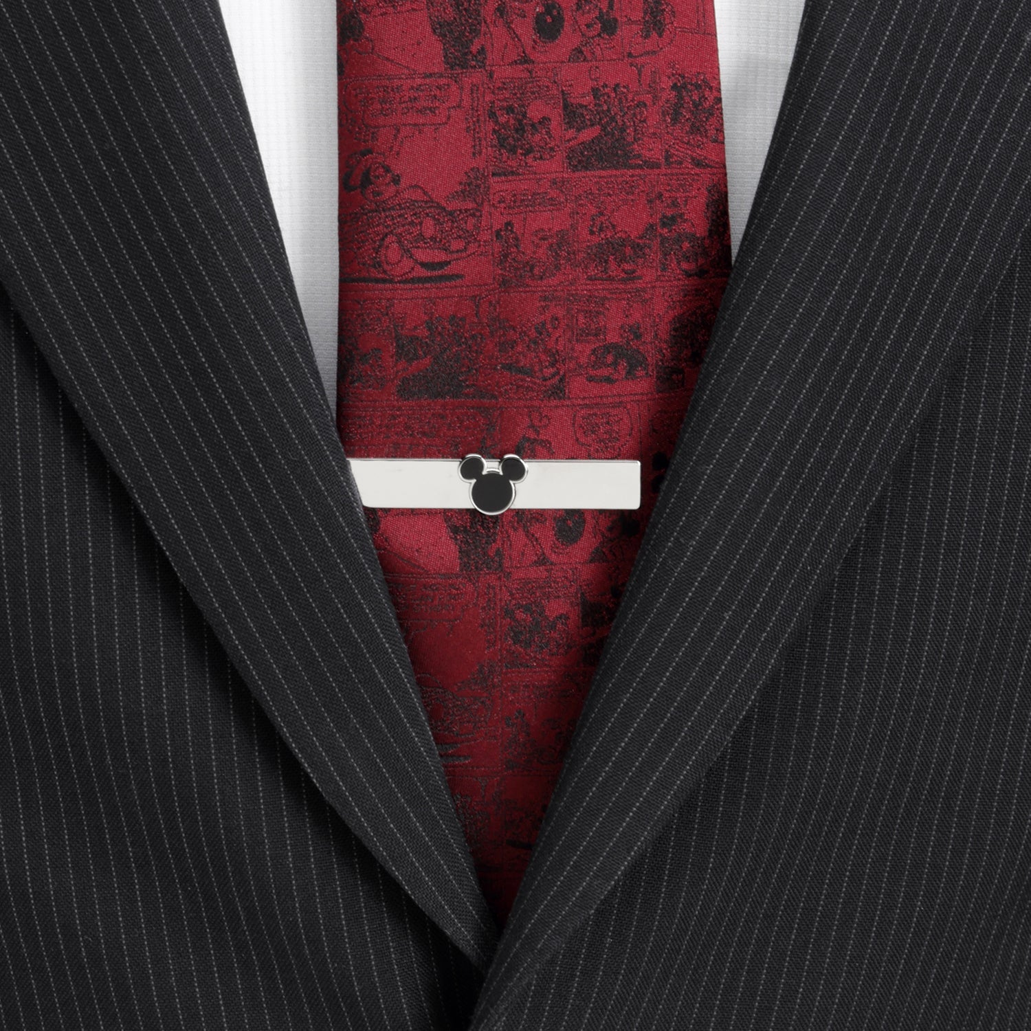 Disney Mickey Mouse Silhouette Cufflinks and Tie Bar Gift Set