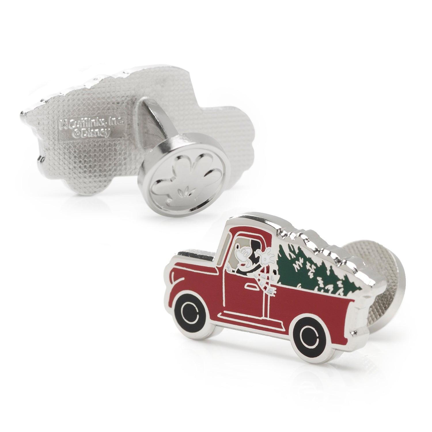 Disney Mickey Mouse Holiday Truck Cufflinks