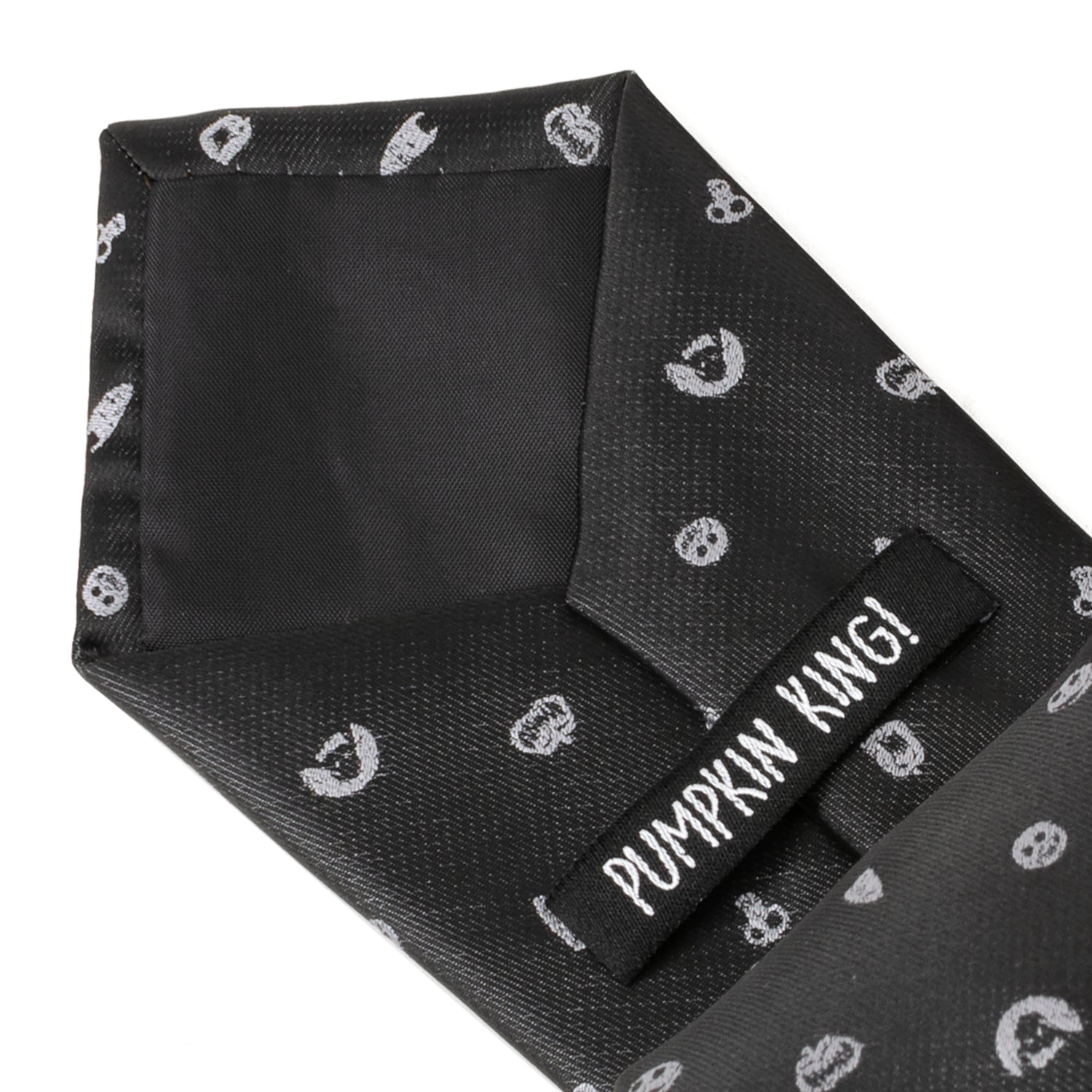 Disney The Nightmare Before Christmas Black Gray Men's Tie