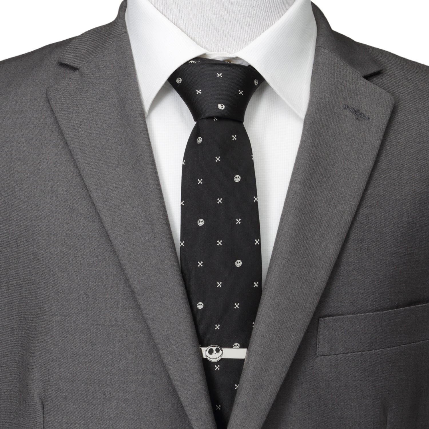 Disney The Nightmare Before Christmas Jack Skellington Black Men's Tie