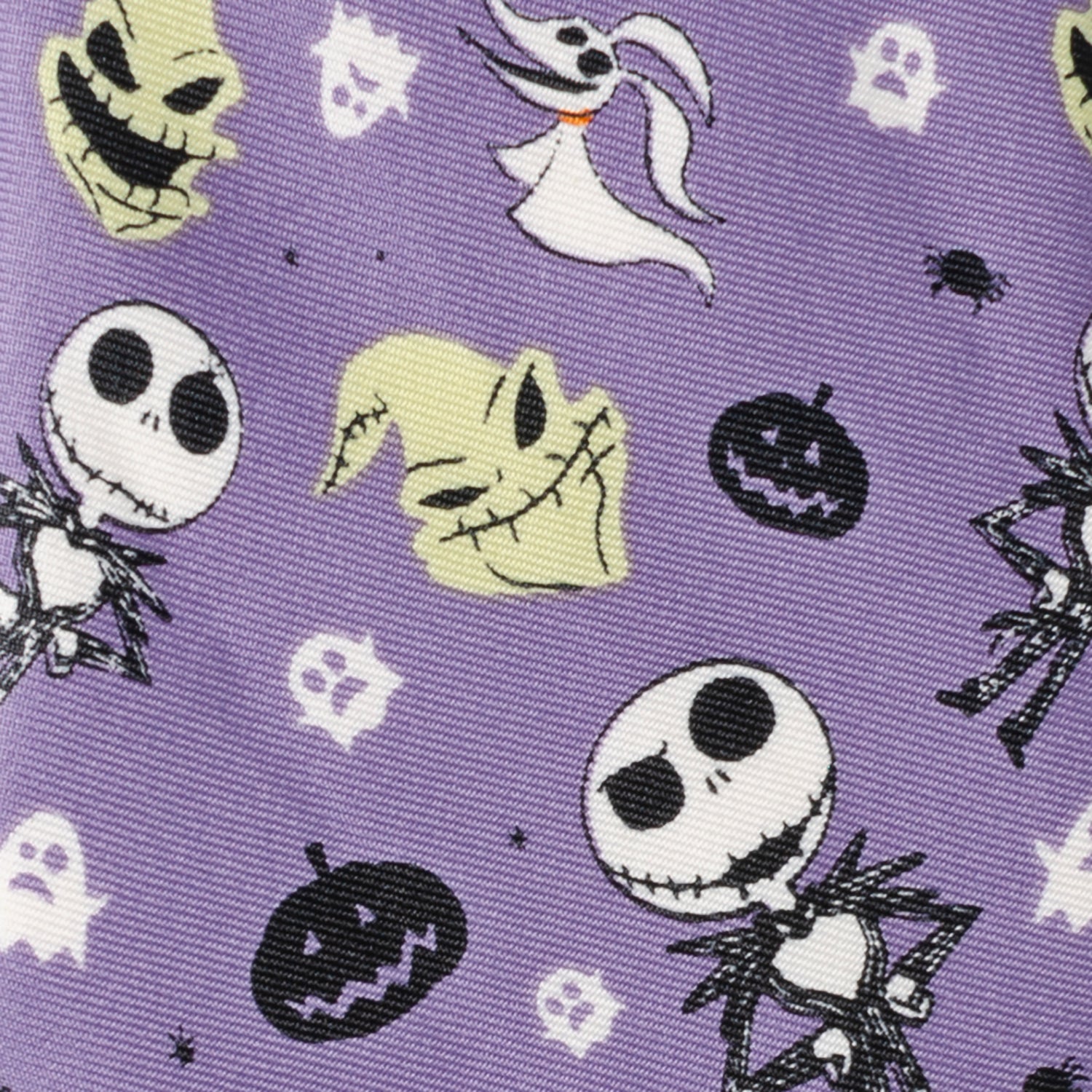 Disney The Nightmare Before Christmas Purple Men's Tie