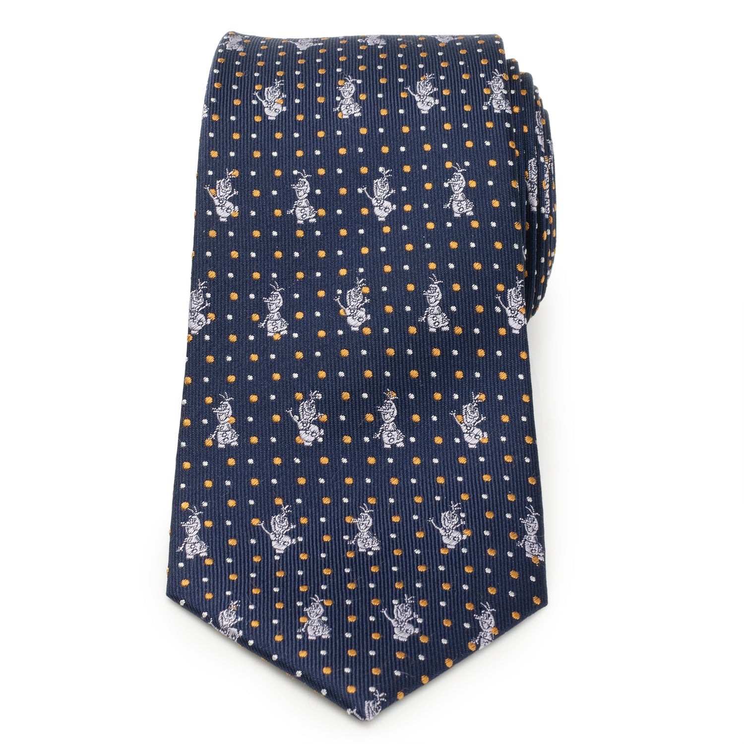 Disney Frozen Olaf Dot Motif Men's Tie