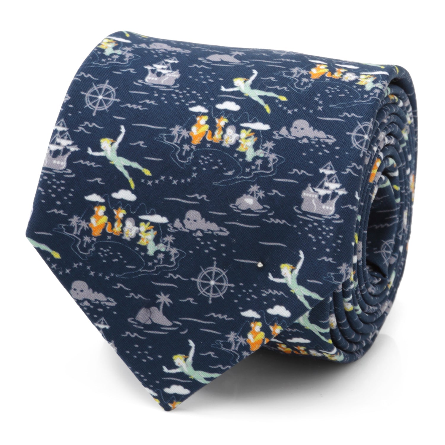 Disney Peter Pan Flying Blue Men's Tie