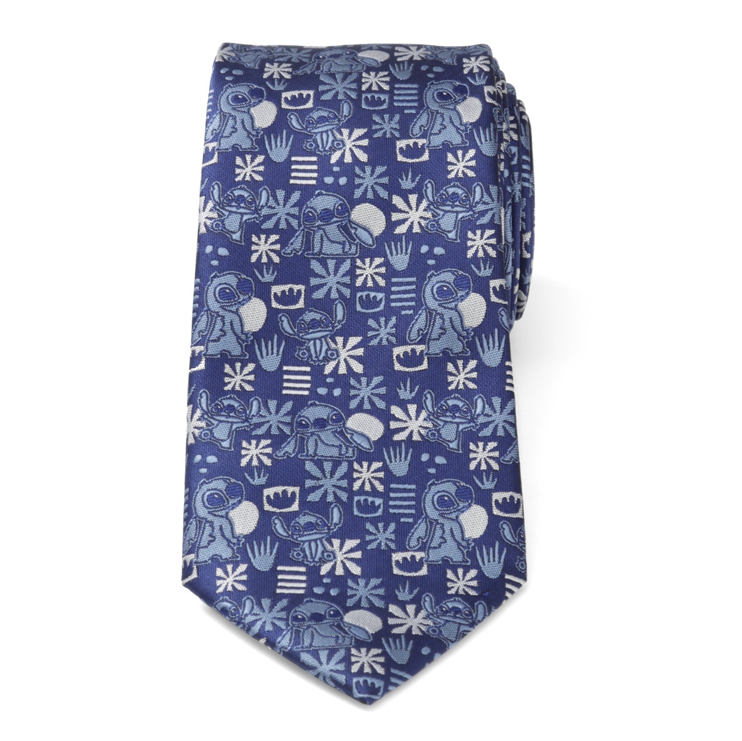 Disney Lilo & Stitch Blue Tropical Men's Tie