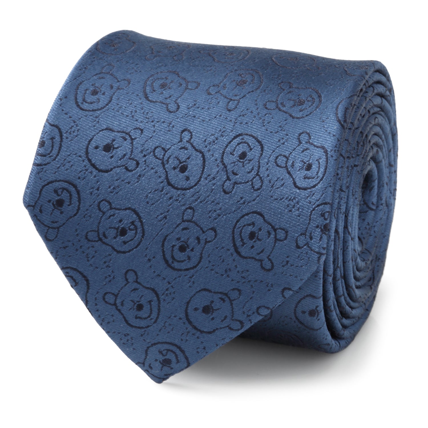 Disney Winnie the Pooh Blue Tonal Men's Tie
