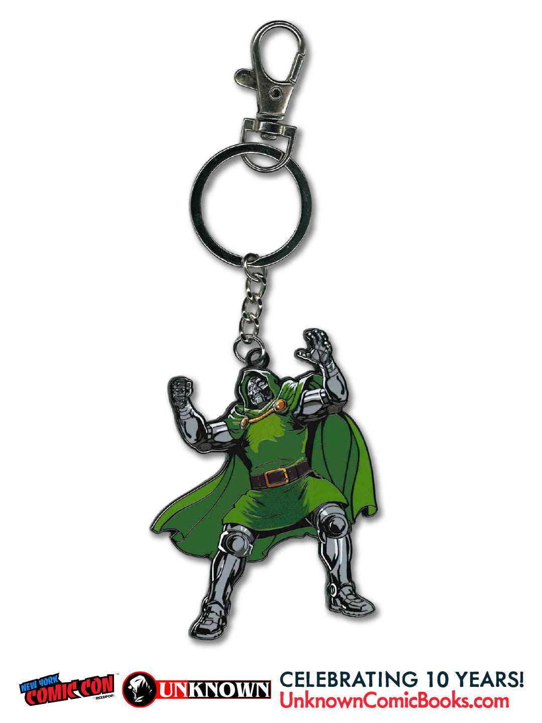 Doctor Doom Keychain NYCC 2026 | Unknown Comic Books Exclusive (10/28/2026)