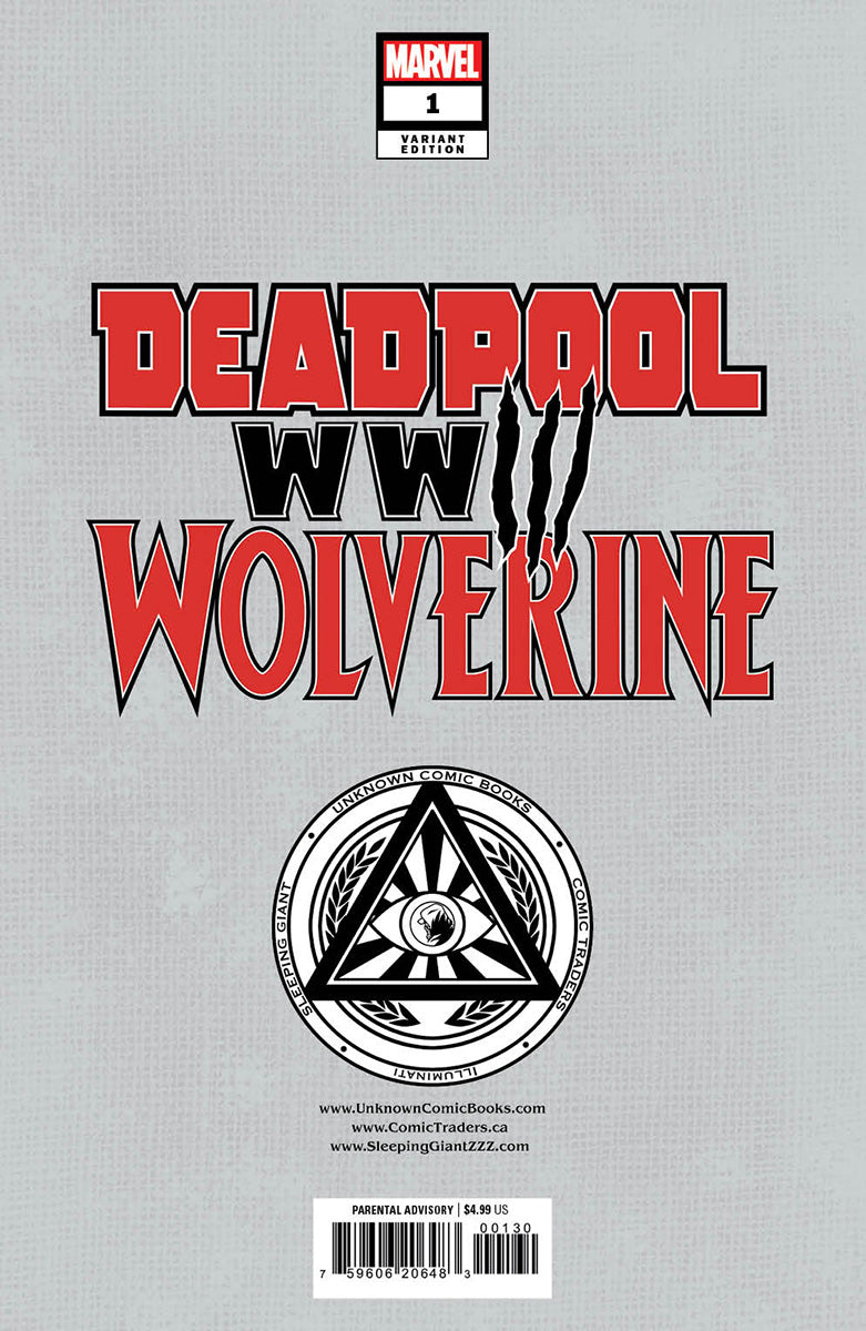 DEADPOOL & WOLVERINE: WWIII #1 UNKNOWN COMICS TYLER KIRKHAM EXCLUSIVE VAR (05/01/2024)