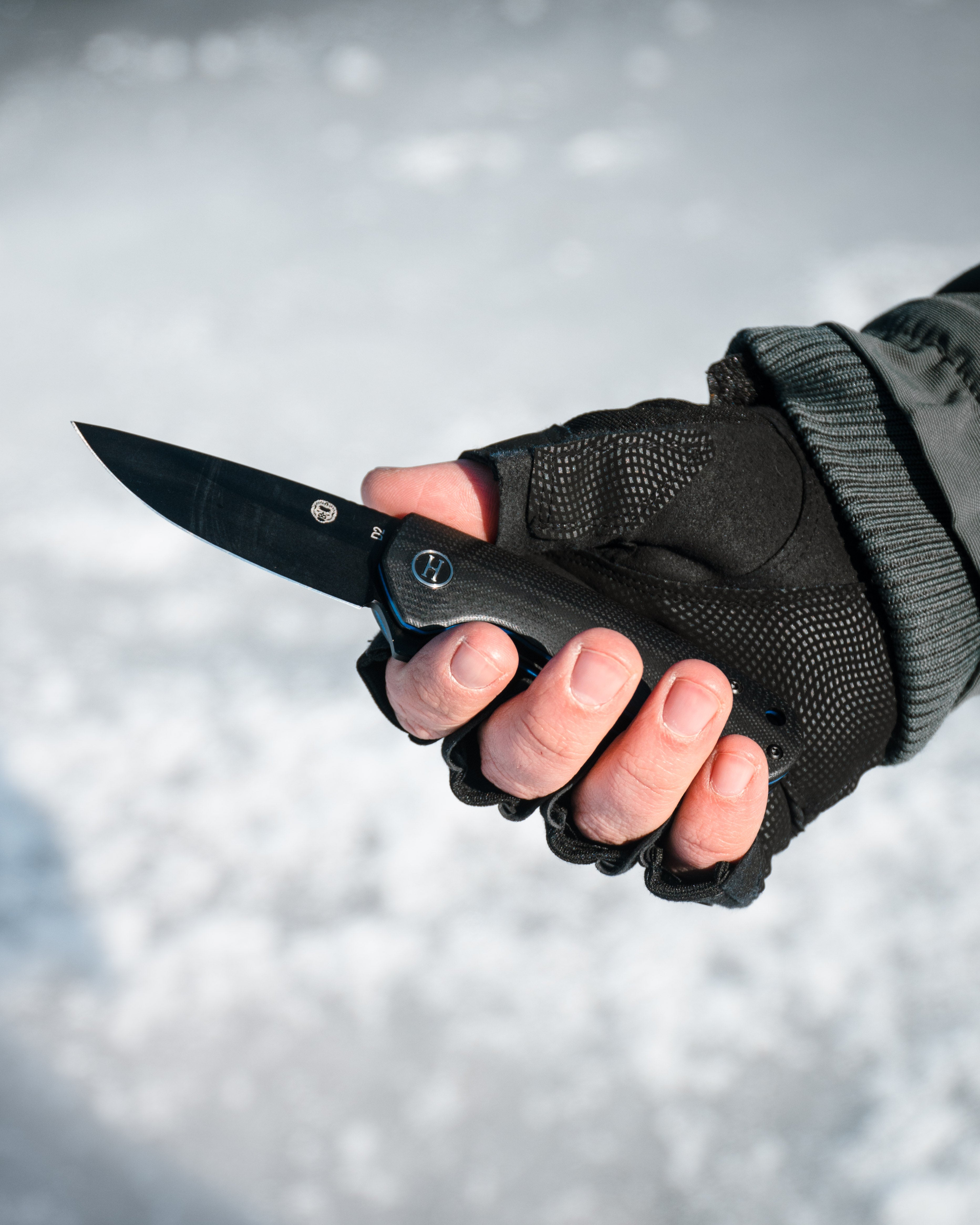 The Peasant Folding Pocket Knife Giftset for Men and Women (Black)