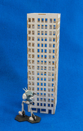 6mm Modern / Future City Building - 285CSS070