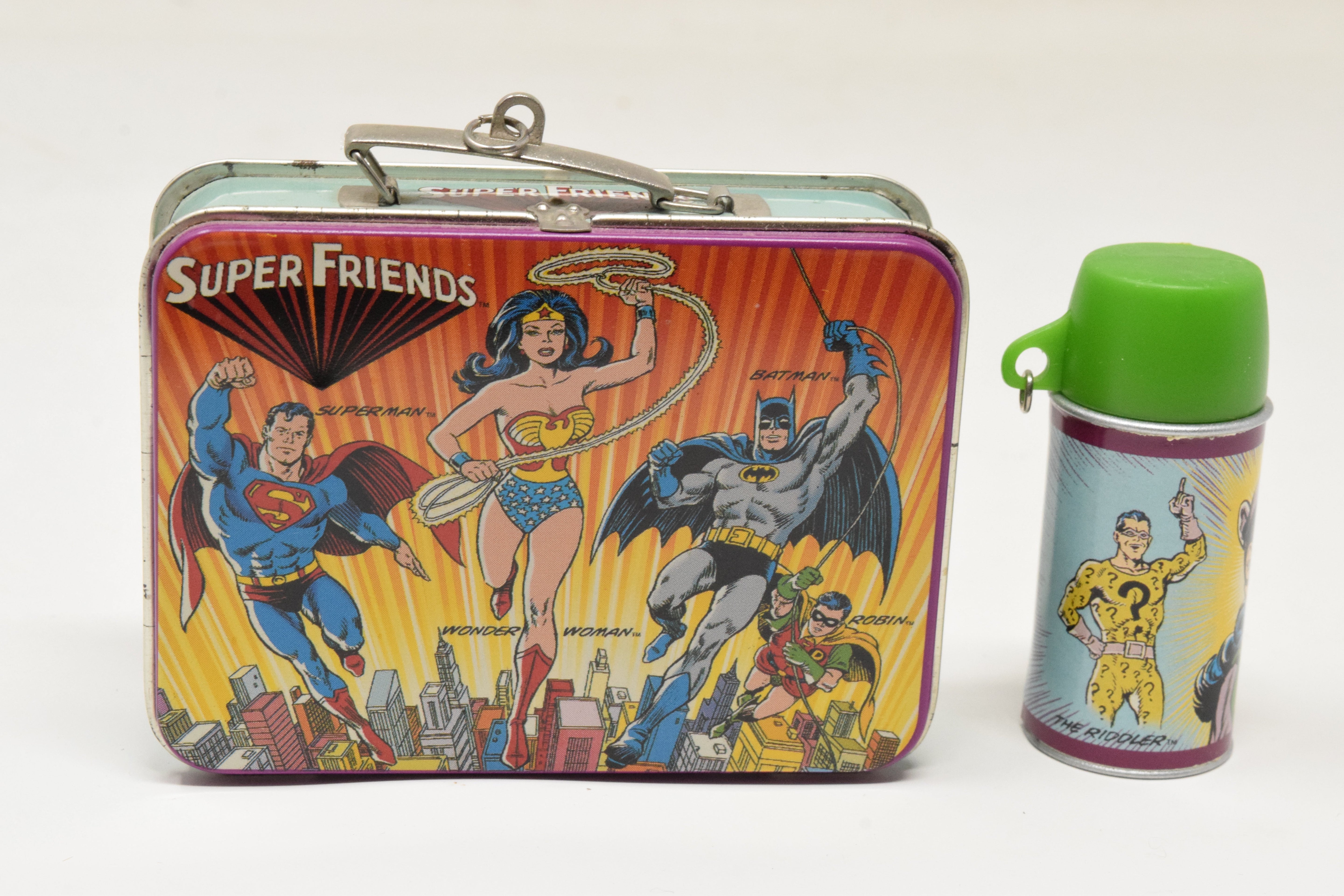 Hallmark Keepsake Super Friends Lunch Box Set Christmas Ornament 2000