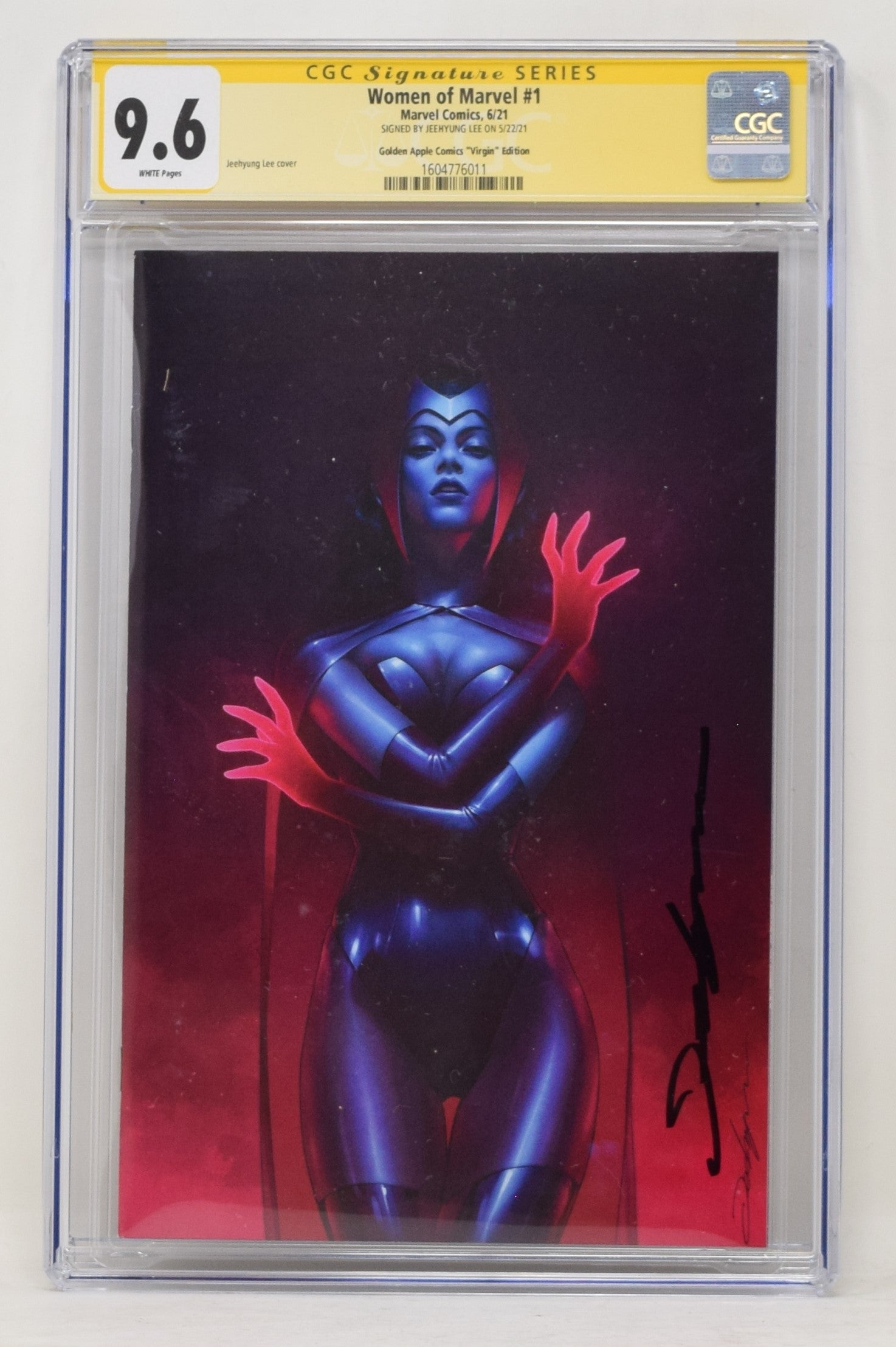 Women of Marvel Variant Virgin Jeehyung Lee 2021 Marvel CGC SS 9.6