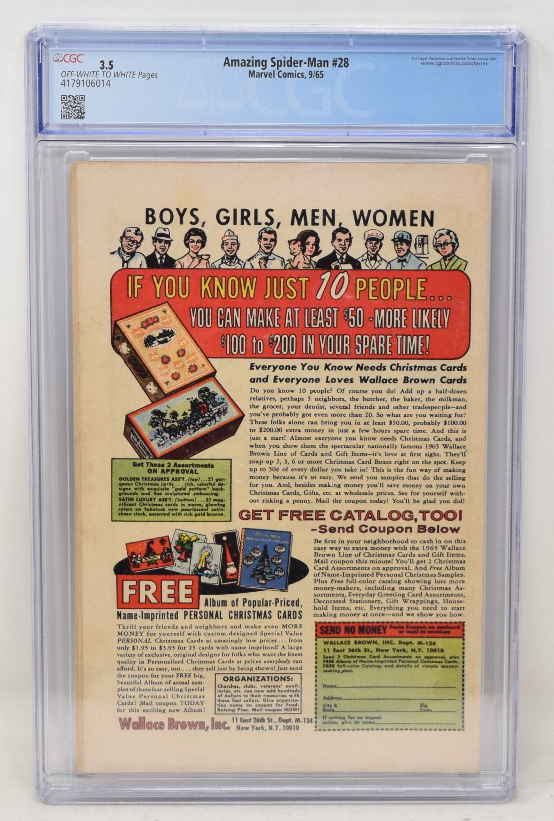 Amazing Spider-Man 28 Marvel 1965 CGC 3.5 1st Molton Man Steve Ditko