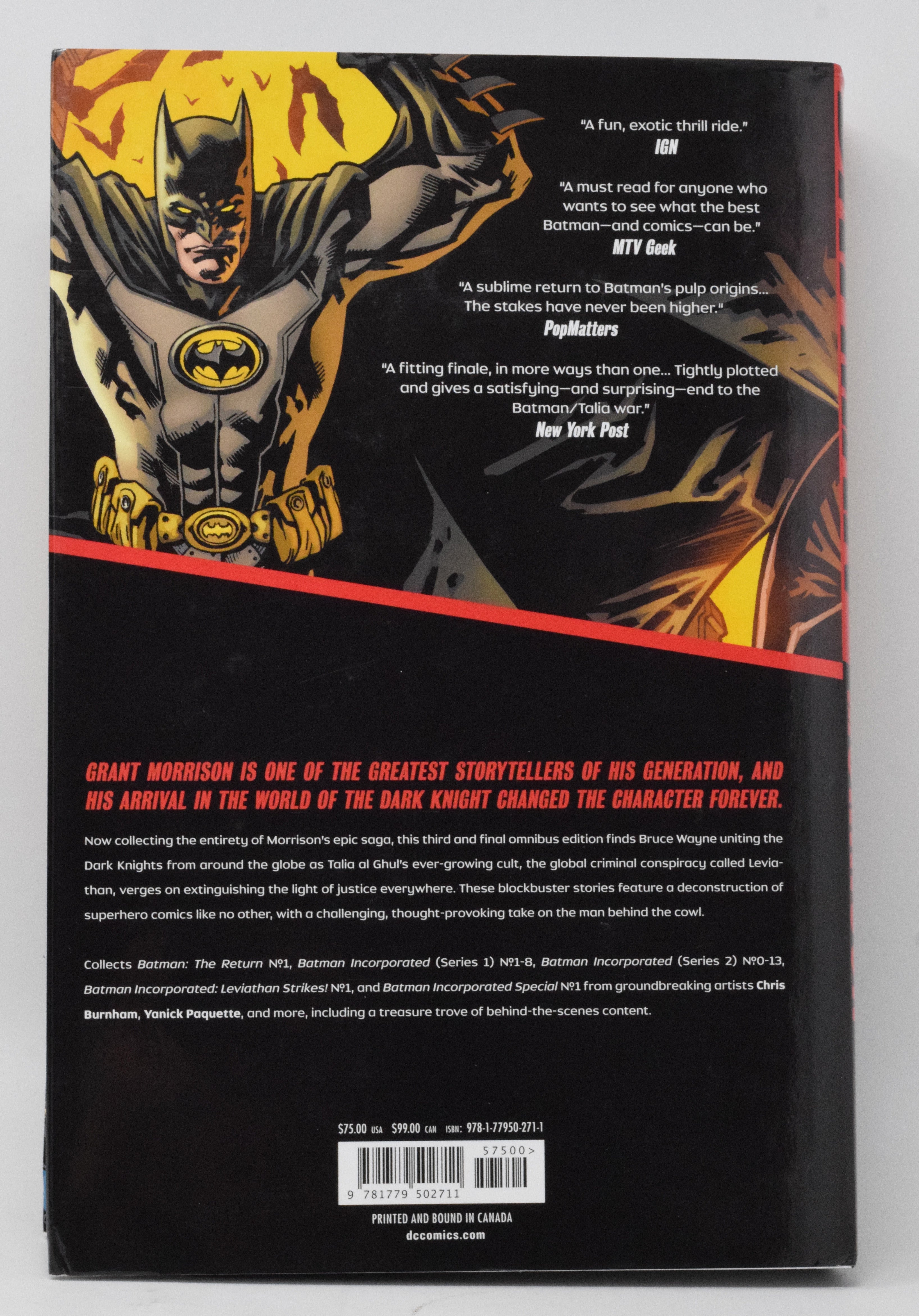 Batman Grant Morrison Omnibus HC Vol 3 DC 2020 NM- 9.2