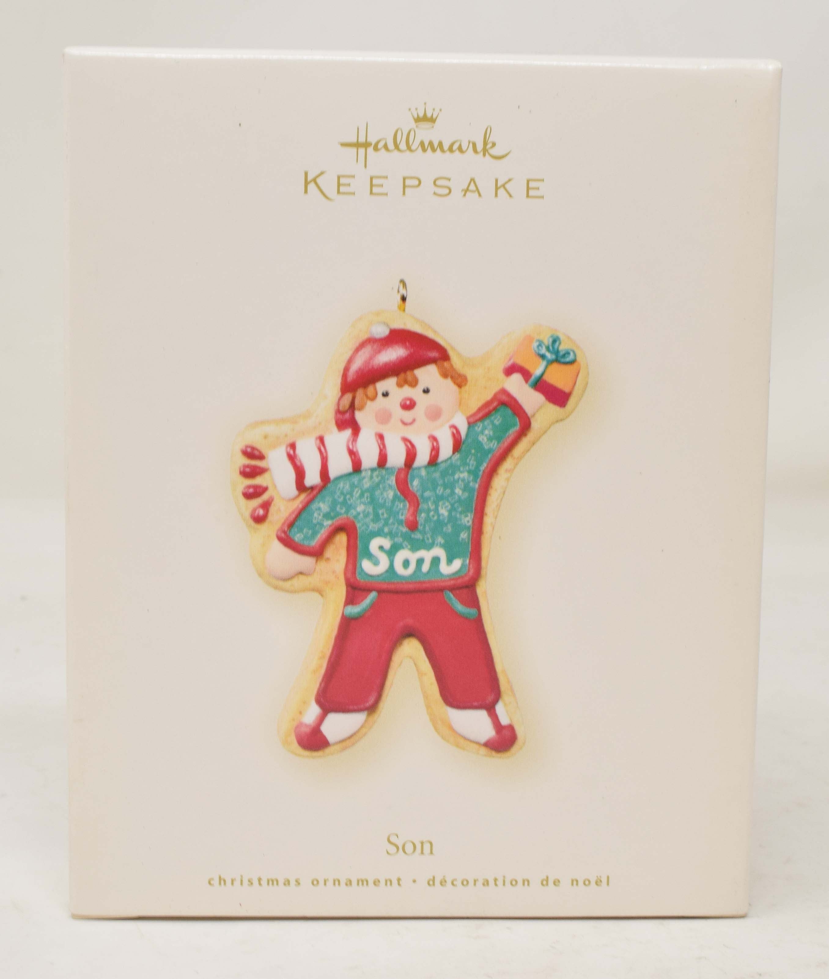 Hallmark Keepsake Ornament Son Cookie Gingerbread Christmas Tree 2007 NIB