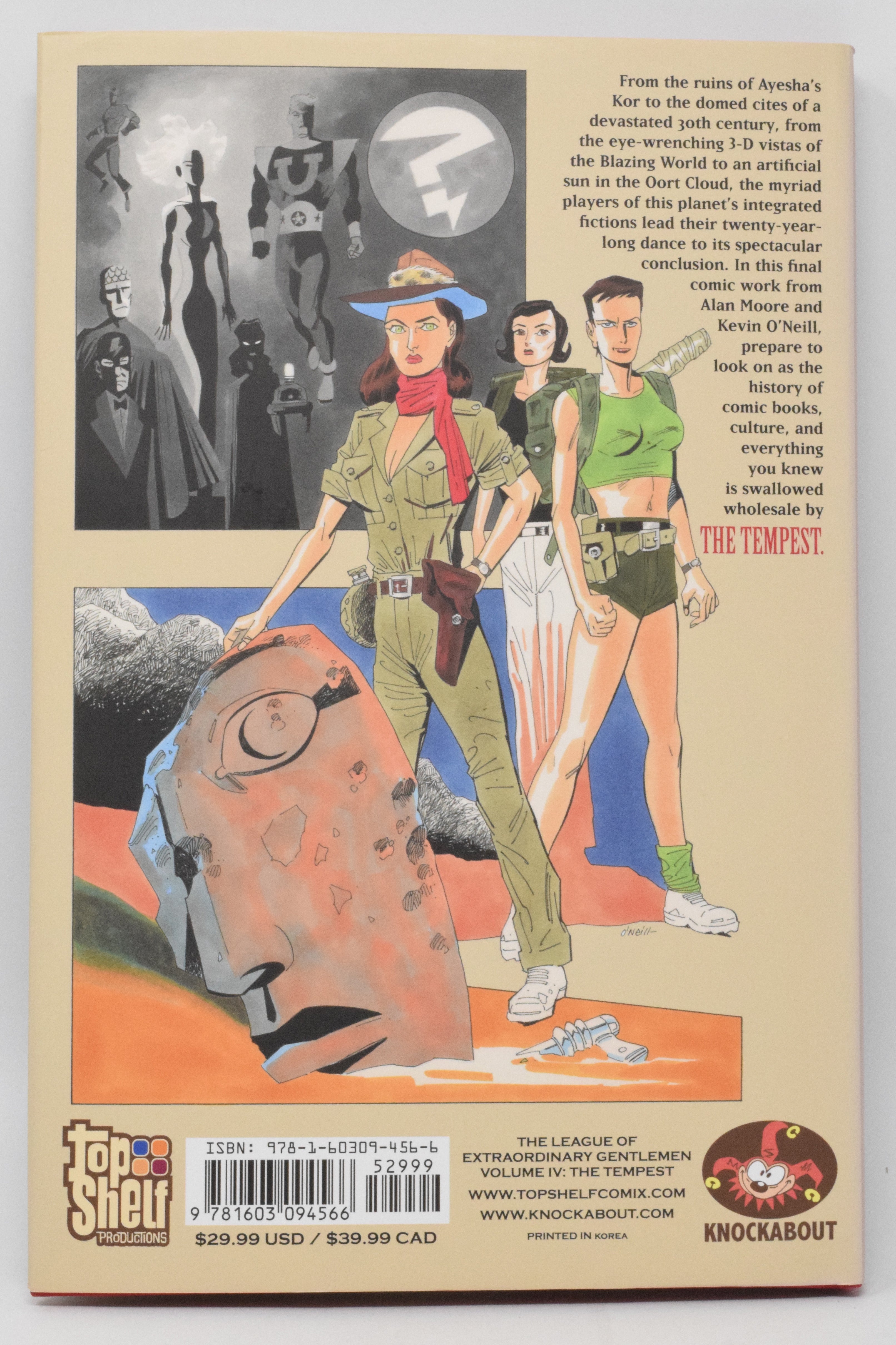 League Of Extraordinary Gentlemen Tempest HC Top Shelf 2020 NM Alan Moore