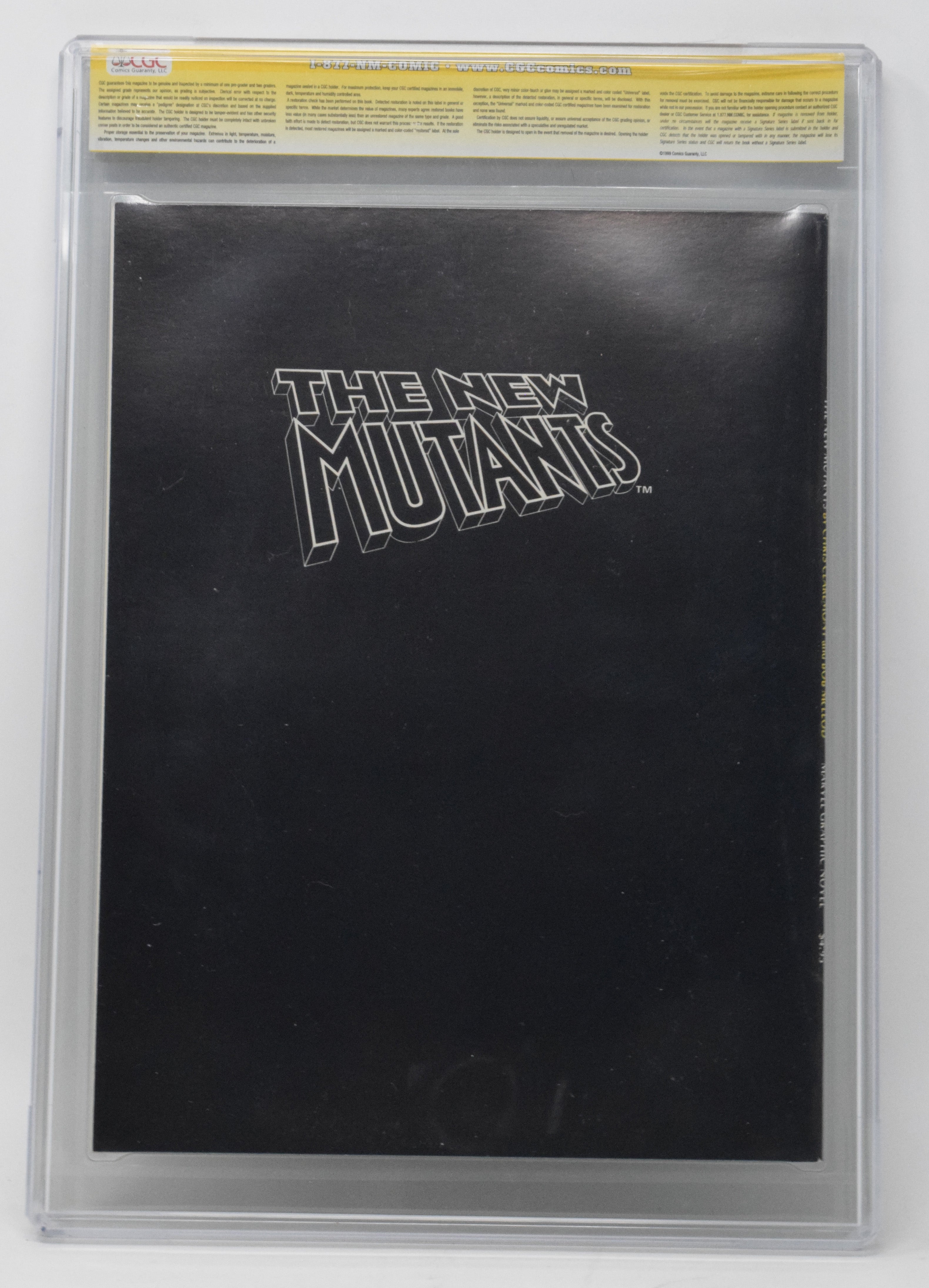 Marvel Graphic Novel 4 1982 CGC SS 9.4 1st New Mutants Chris Claremont Signed