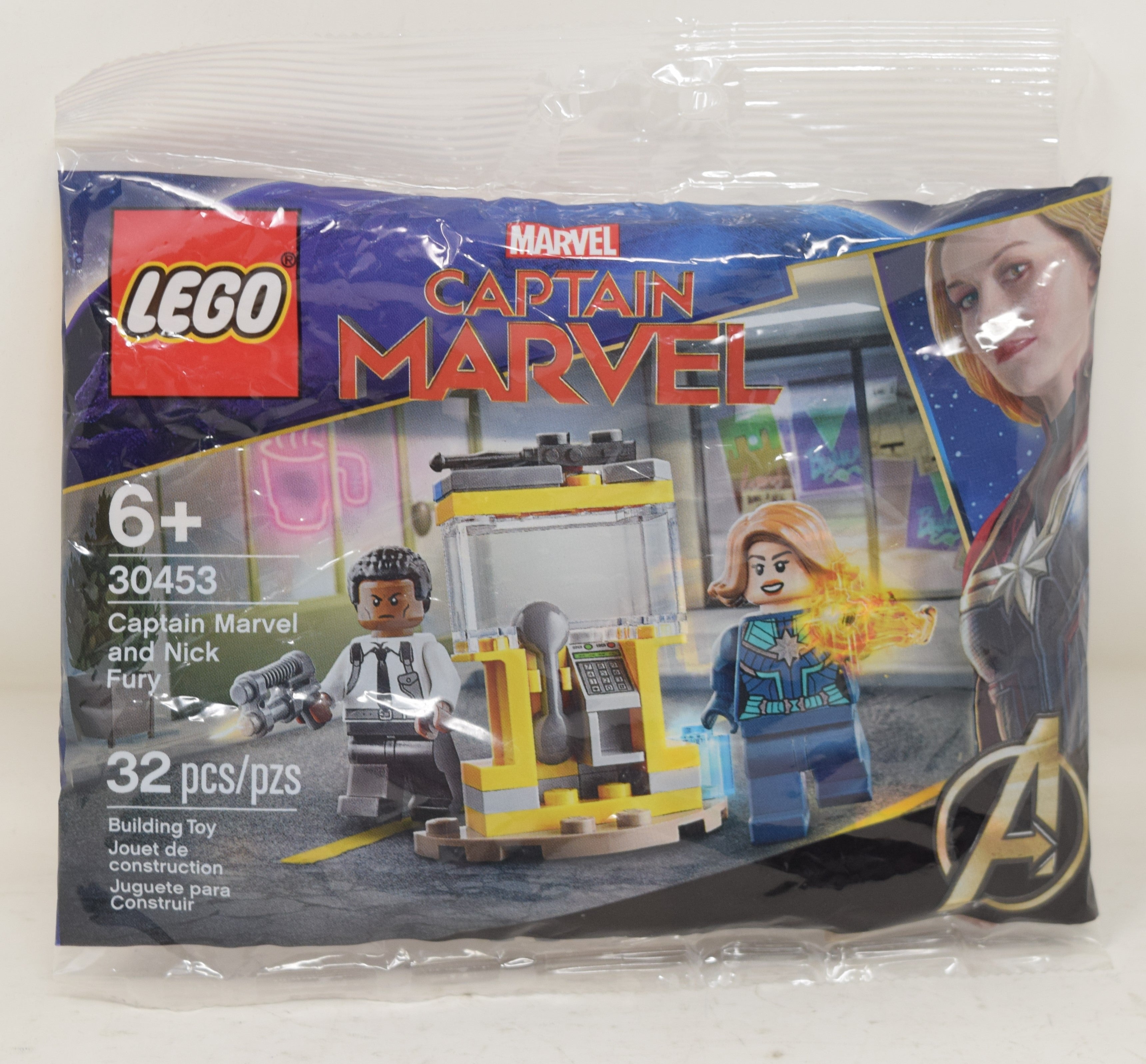 Lego Captain Marvel Nick Fury Avengers Minifigure Set 30453 New