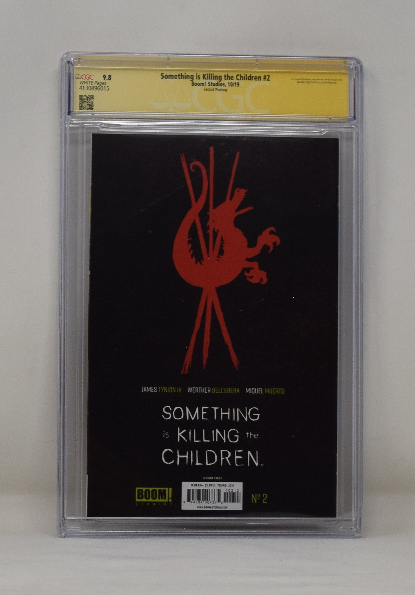 Something Is Killing The Children 2 Boom 2019 CGC SS 9.8 2nd Print Signed James Tynion IV Werther Dell'Edera