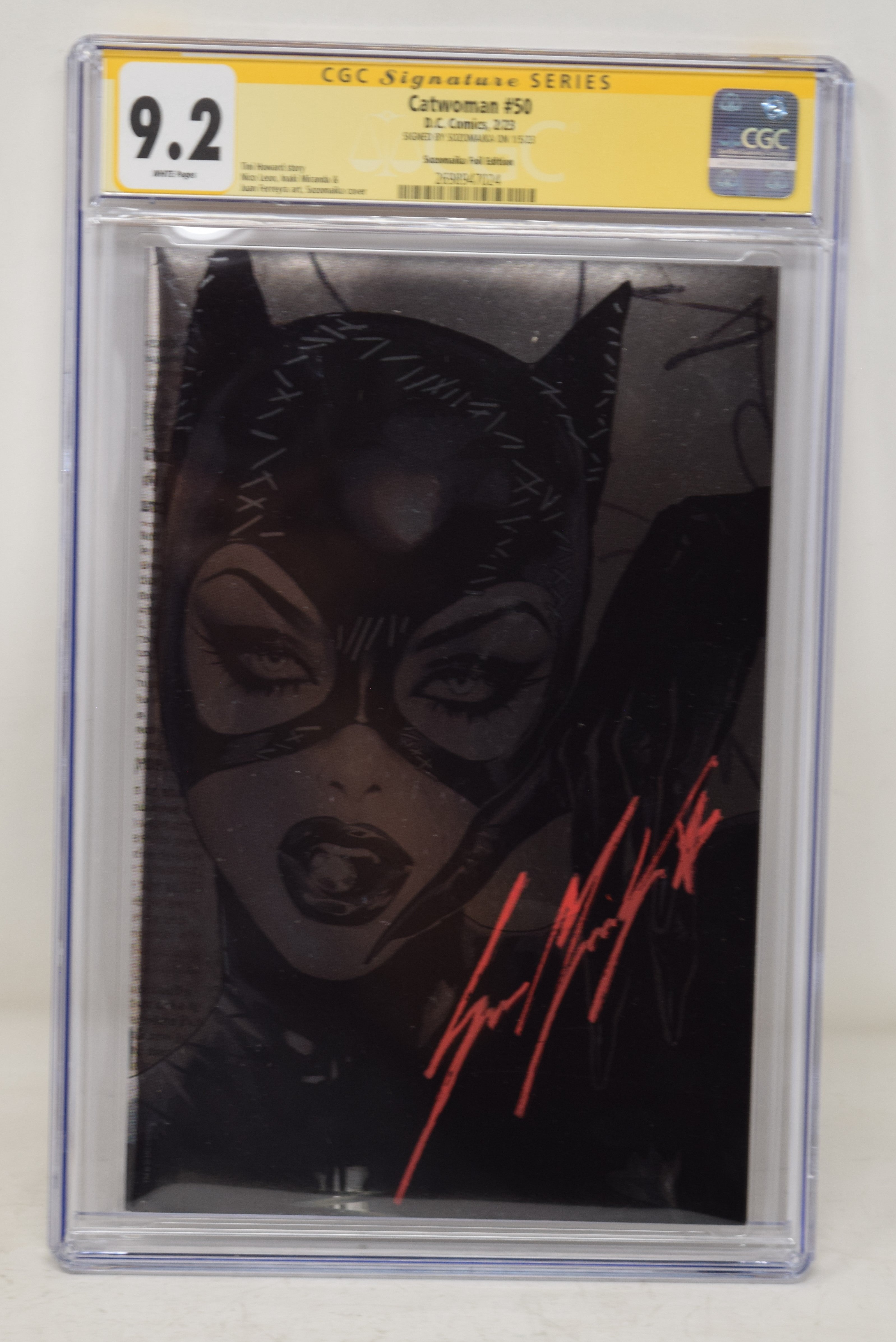Catwoman #50 F 1:50 Sozomaika Foil CGC SS 9.2 Variant (12/20/2022) Dc