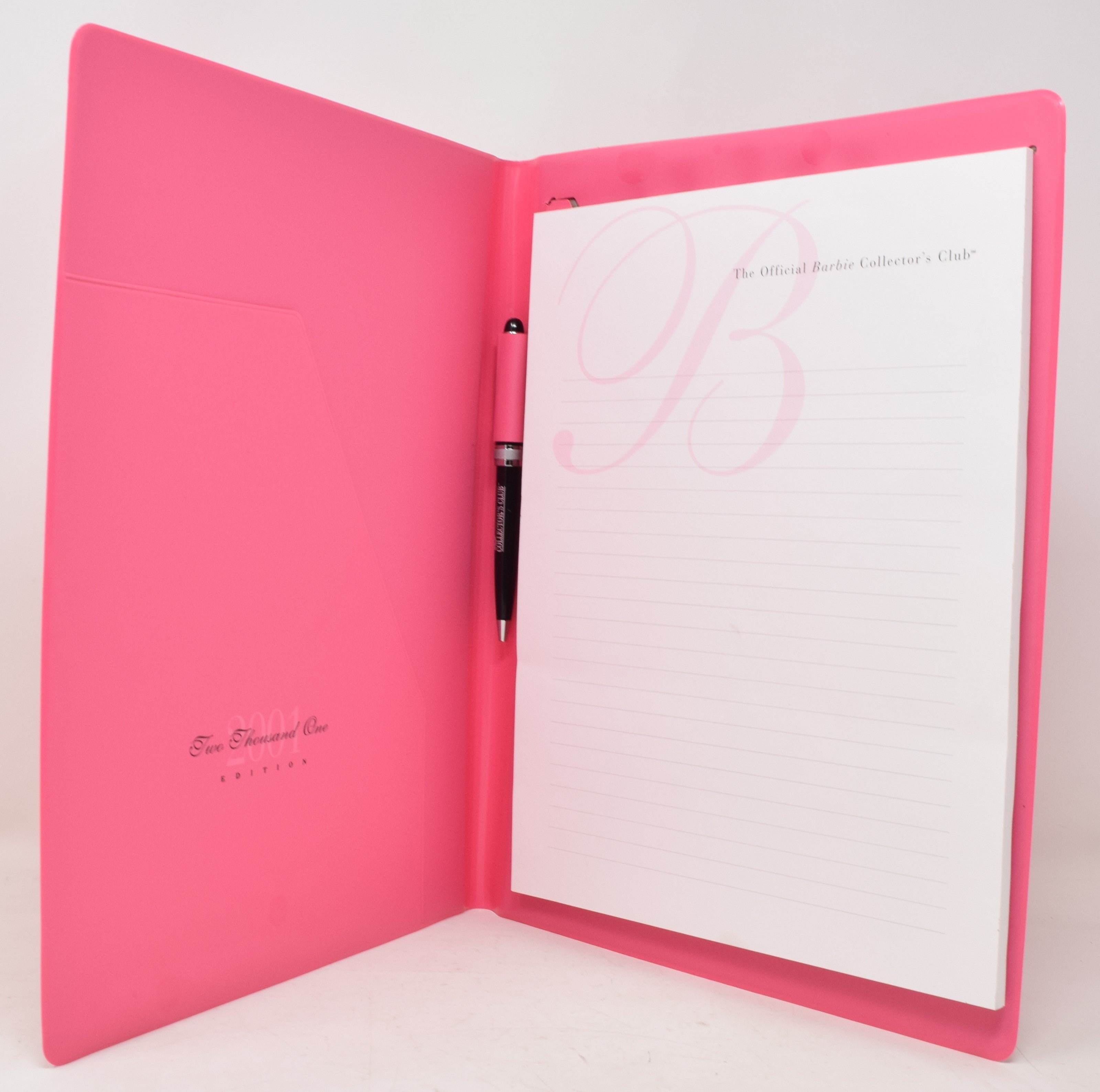Barbie Collectors Club 2001 Pink Folio Pen Spotted On The Scene Outfit 29864 NIB