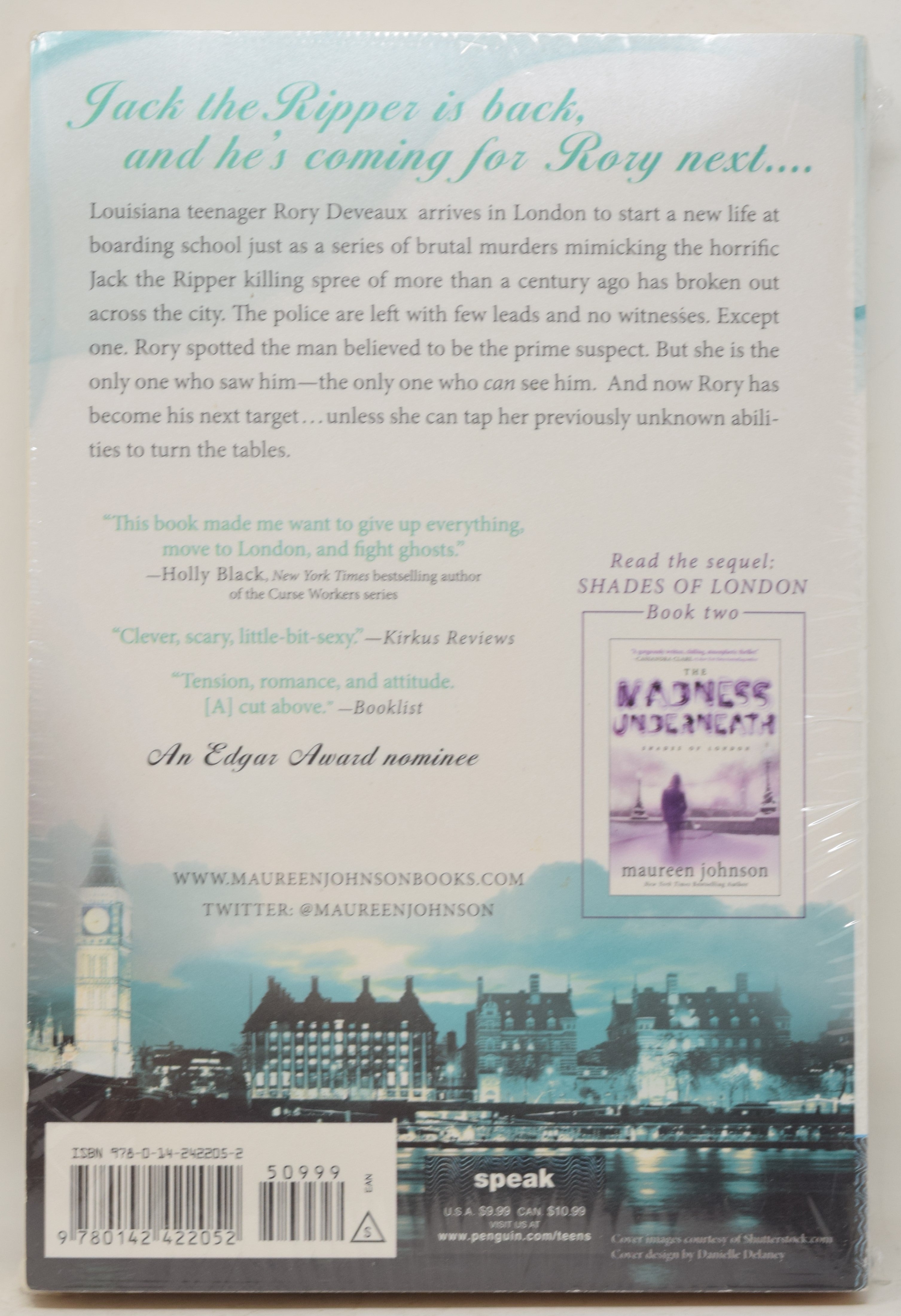 The Name of the Star (Shades of London) Maureen Johnson 2012 NM New