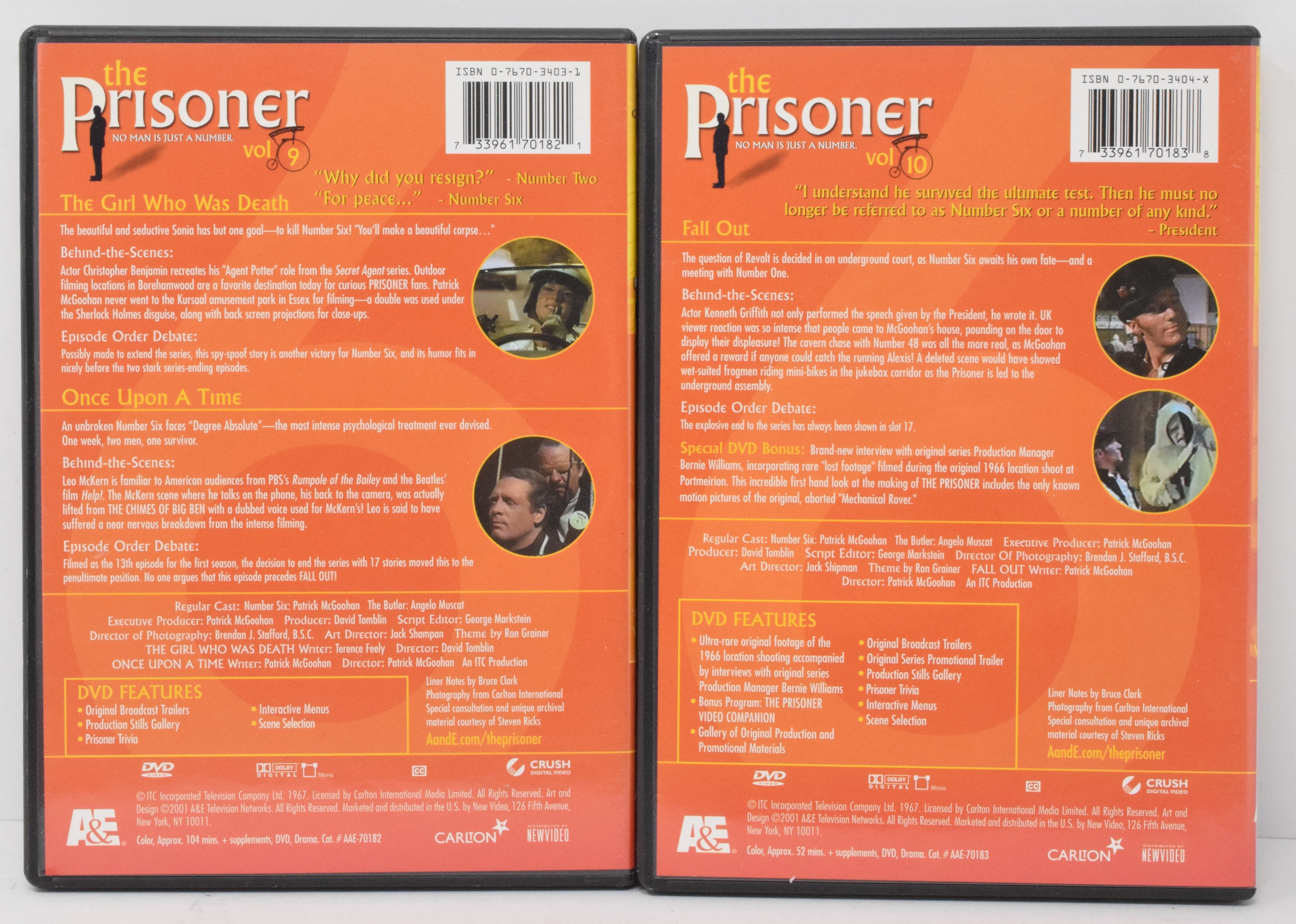 The Prisoner DVD Set 5