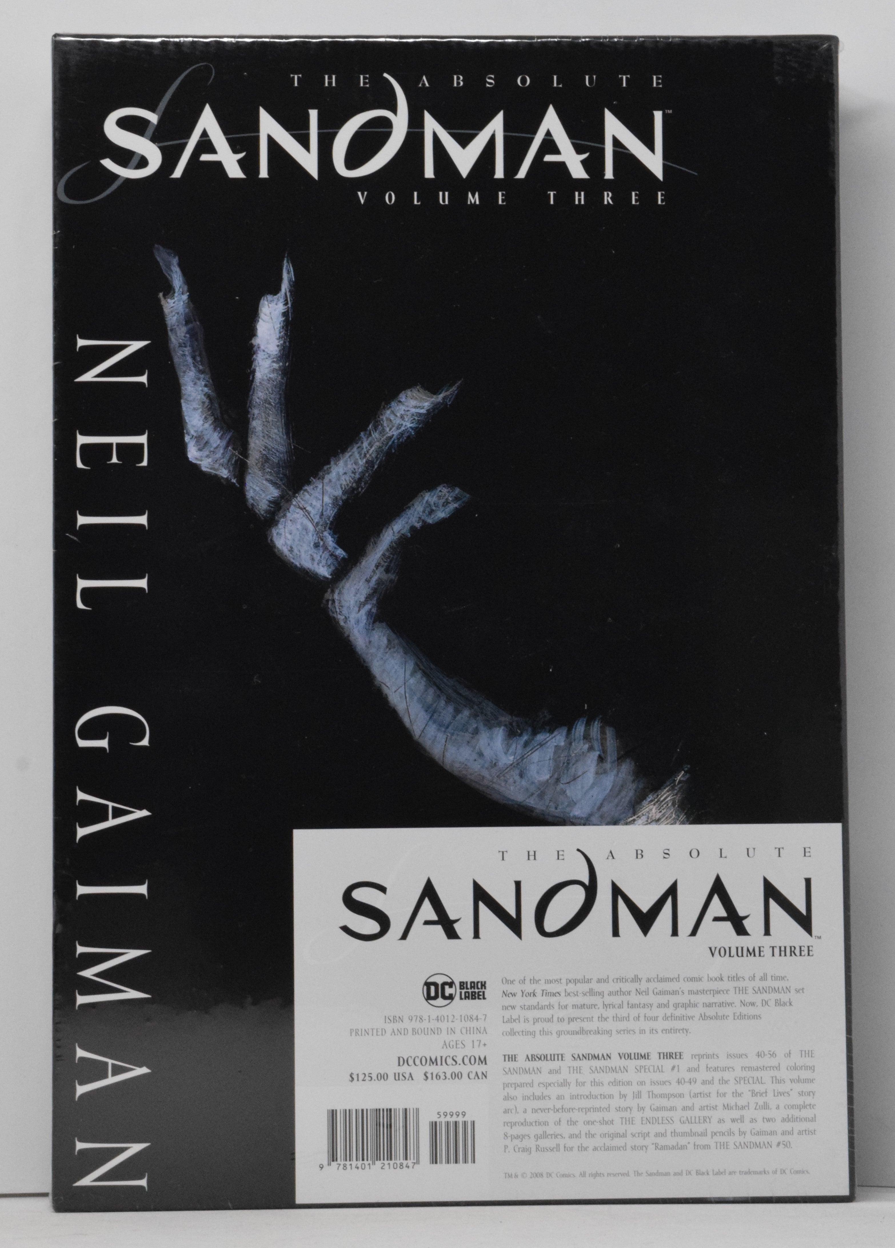 Absolute Sandman Vol 3 HC DC 2008 1st Print Neil Gaiman New Sealed
