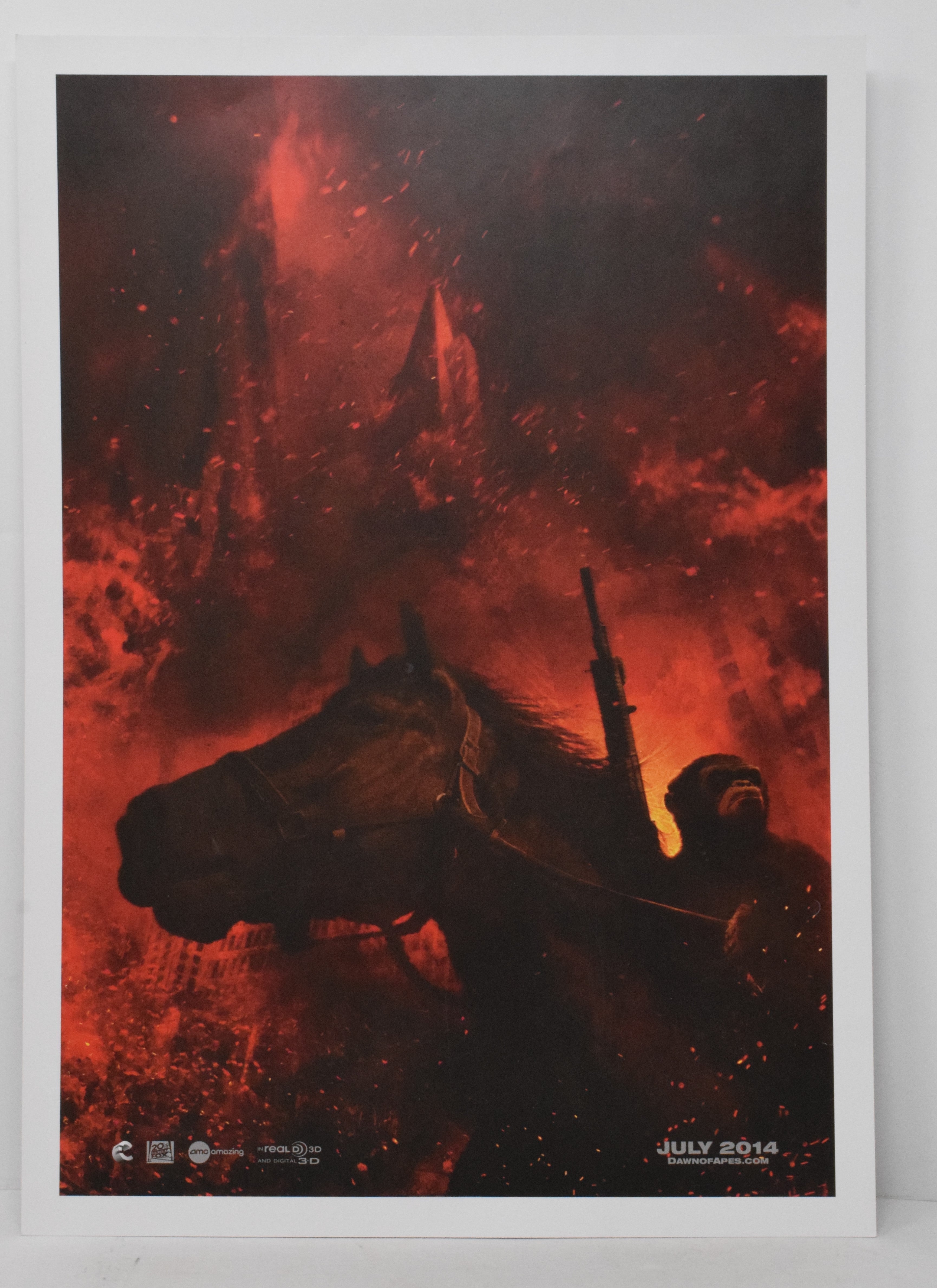 Dawn Of The Planet Of The Apes Movie Poster 11 x 15.5 AMC