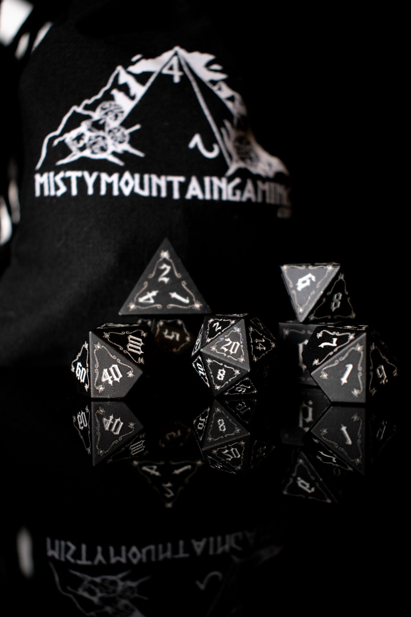 The Spider Aluminum Metal Dice Set